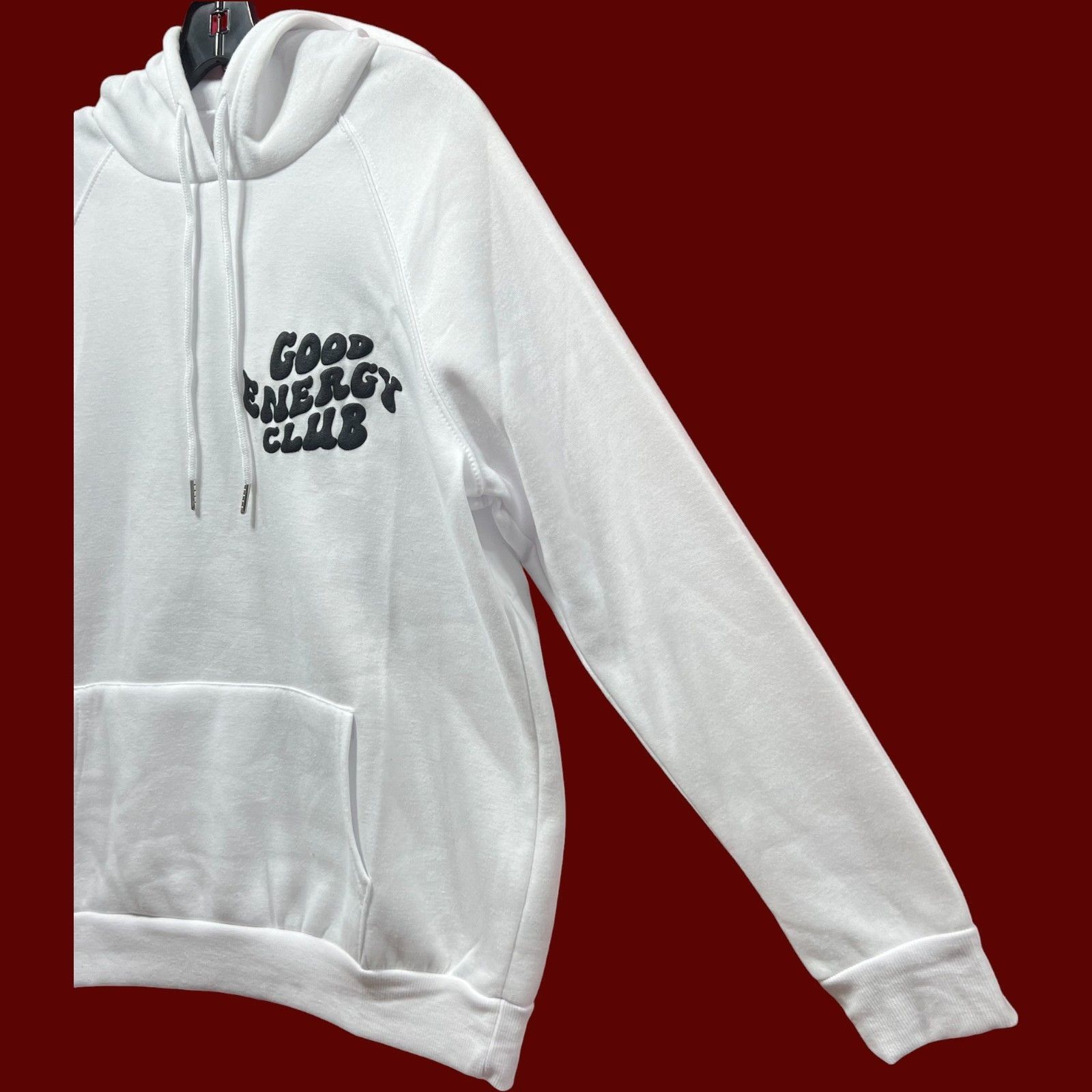 rue21 Rue 21 - Men's Long Sleeve Hooded Sweatshirt - White - Mediu Size US M / EU 48-50 / 2 - 14 Thumbnail