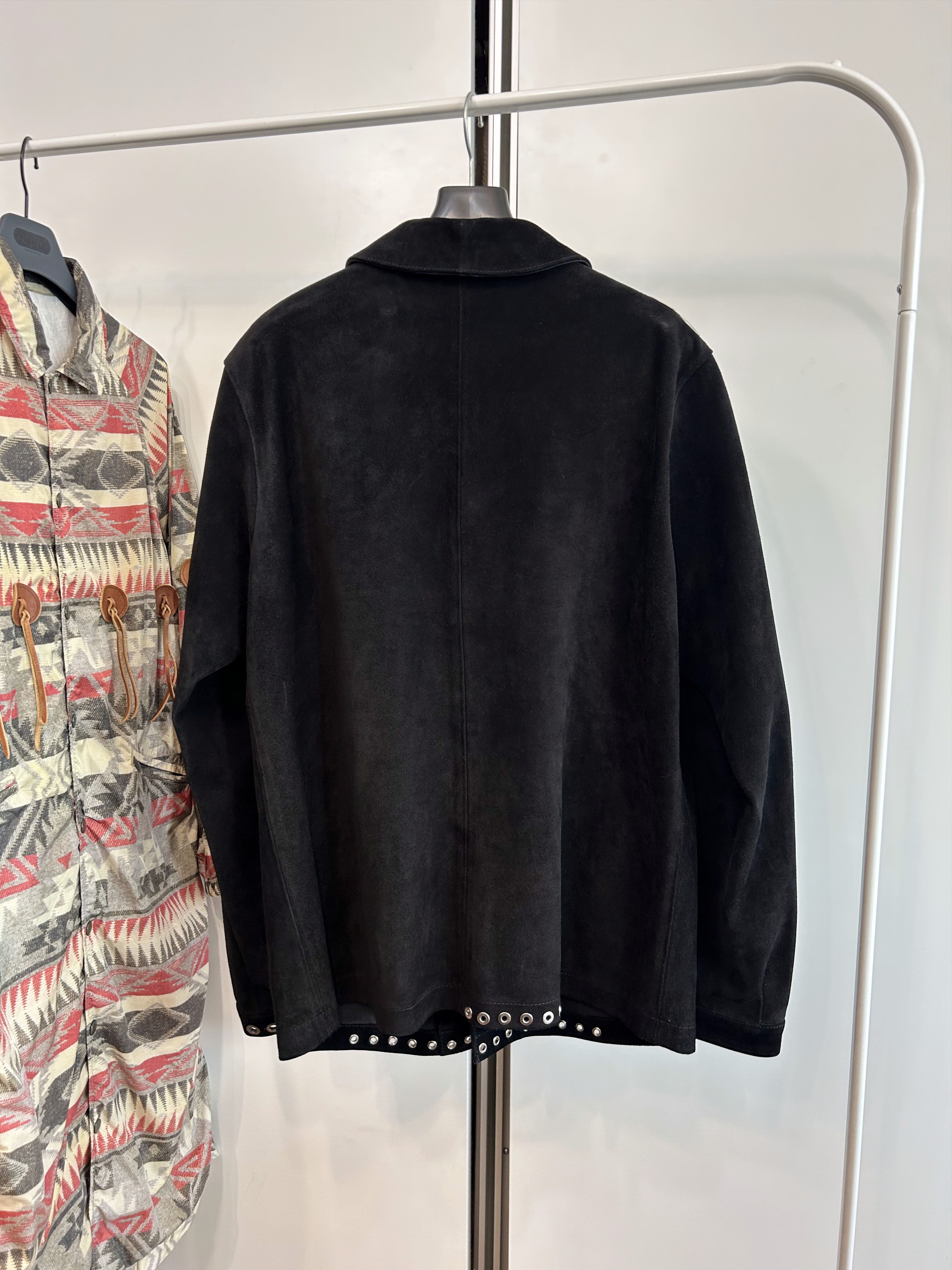 Acne Studios ACNE STUDIOS Eyelet Suede Jacket Size US L / EU 52-54 / 3 - 6 Thumbnail