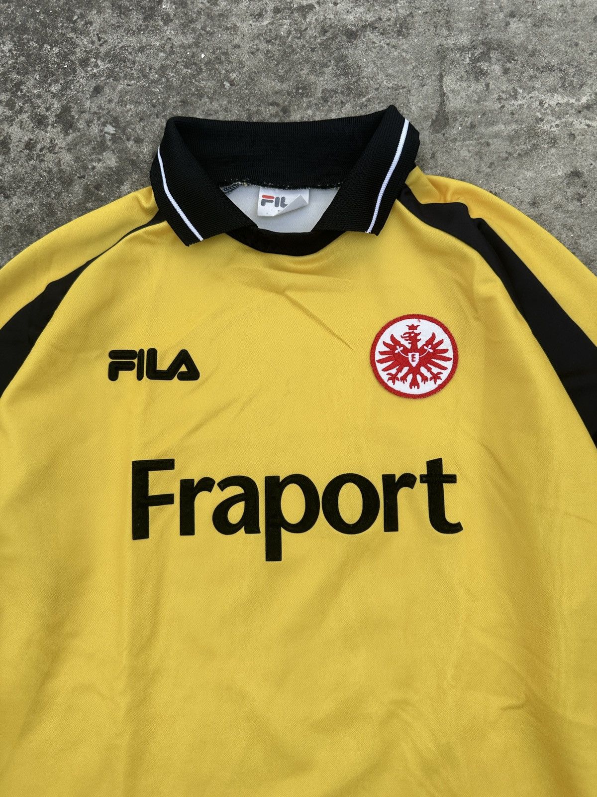 Fila Very Rare Vintage Fila Eintracht GK Soccer Jersey Streetwear Size US XL / EU 56 / 4 - 2 Thumbnail