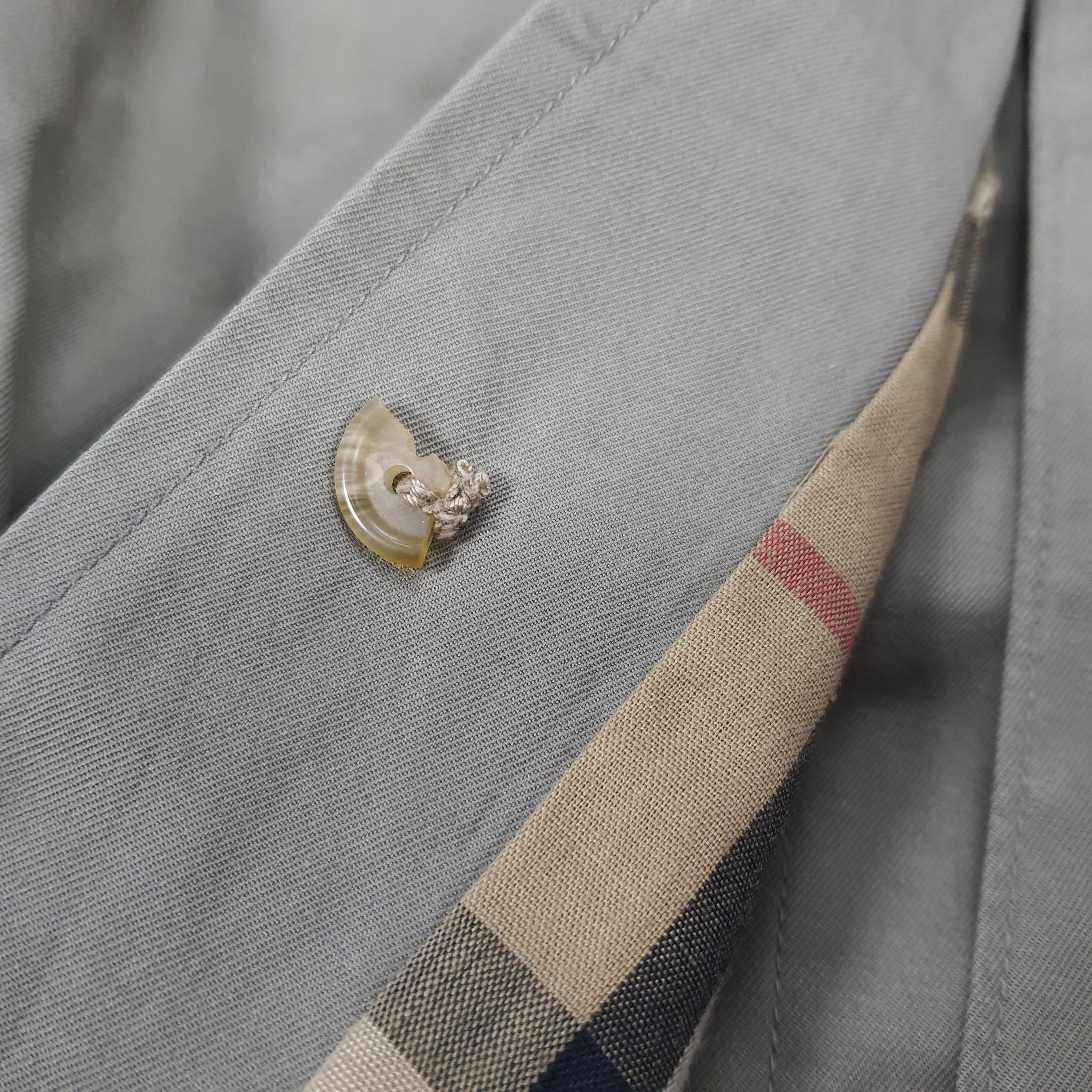 Burberry × Vintage Vintage Burberrys Nova Check Preppy Trench Coat Jacket Size US XL / EU 56 / 4 - 13 Thumbnail
