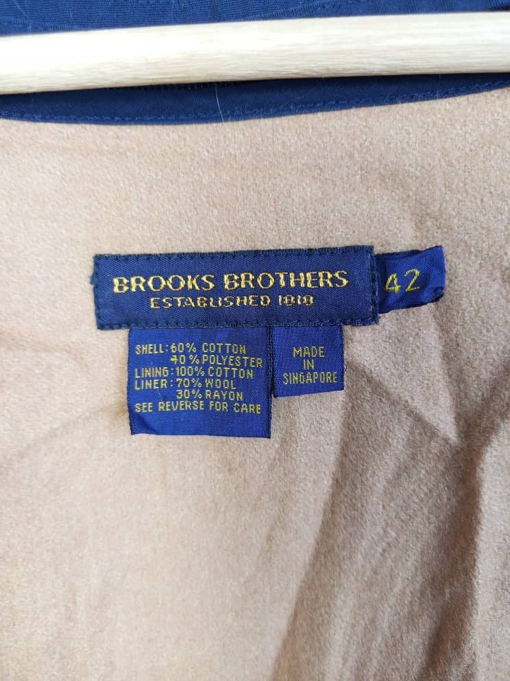 Brooks Brothers × Designer Brooks Brothers Bomber Jacket Mens Size US XS / EU 42 / 0 - 9 Thumbnail