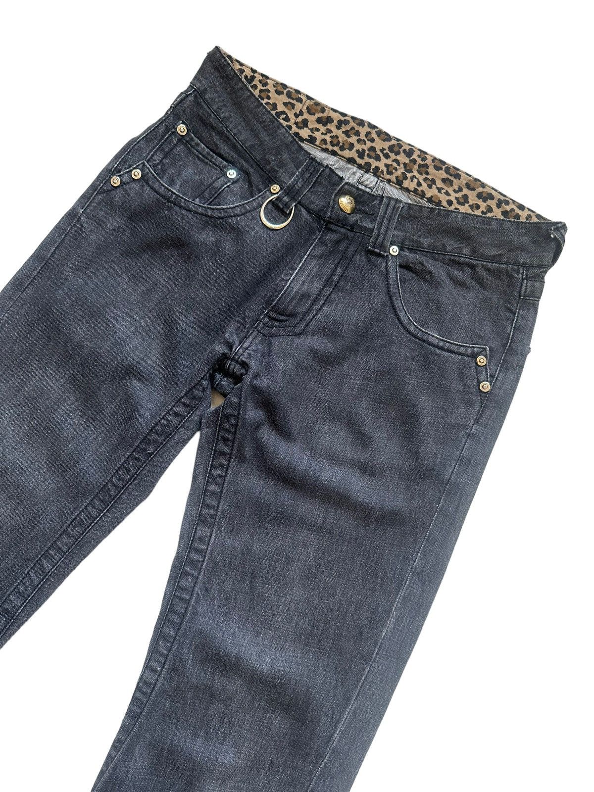 Hysteric Glamour Flare Jeans Junmen Distress Denim Low Rise Boot Cut Size US 33 - 6 Thumbnail