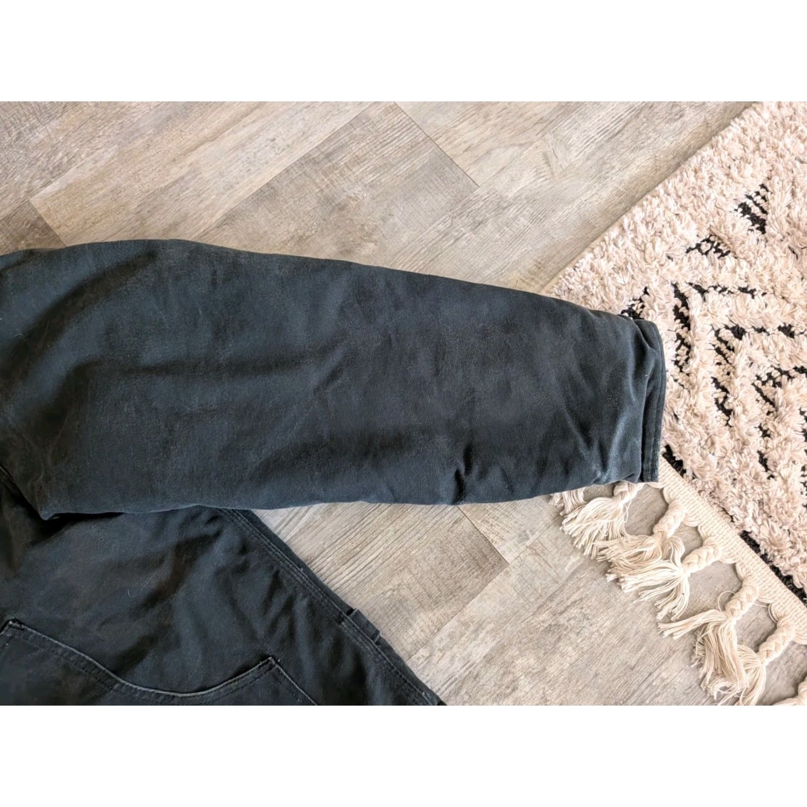 Carhartt VINTAGE Carhartt J02 BLK 46 Tall Bomber Jacket Corduroy Collar Quilted Lined Workwear USA Mens Size US S / EU 44-46 / 1 - 5 Thumbnail