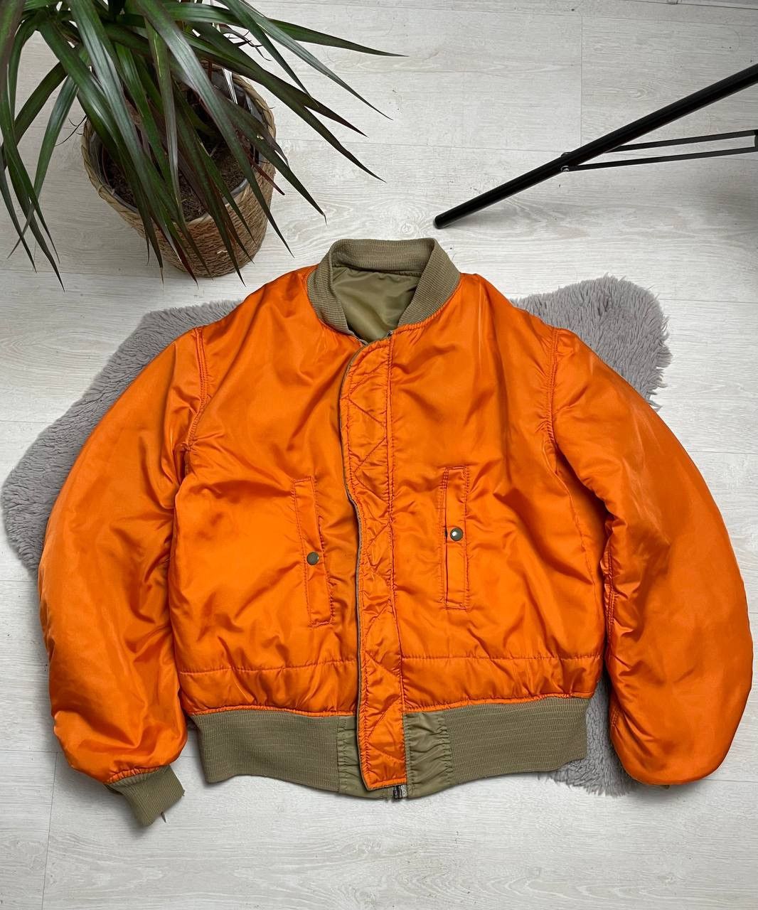Alpha Industries × Vintage Alpha Industries Vintage Bomber Jacket Ma 1 Avantgarde Style Size US M / EU 48-50 / 2 - 10 Thumbnail