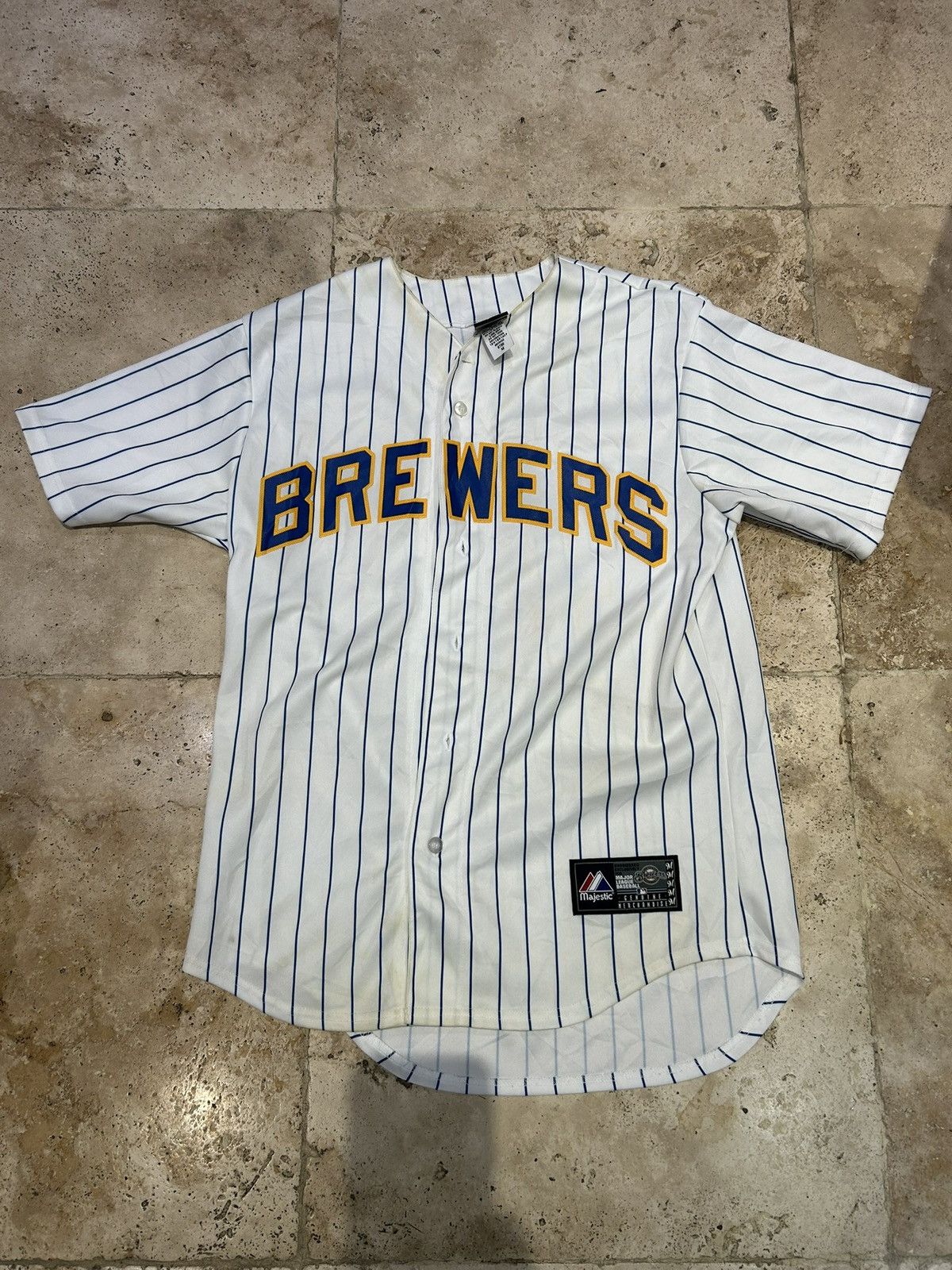 Majestic Majestic MLB Milwaukee Brewers Jersey Size US M / EU 48-50 / 2 - 1 Thumbnail