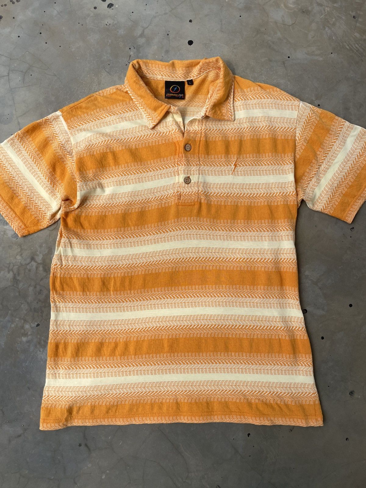 Lightning Bolt Vintage Lightning Bolt Surf Beach Style Polo Shirt Size US L / EU 52-54 / 3 - 2 Thumbnail