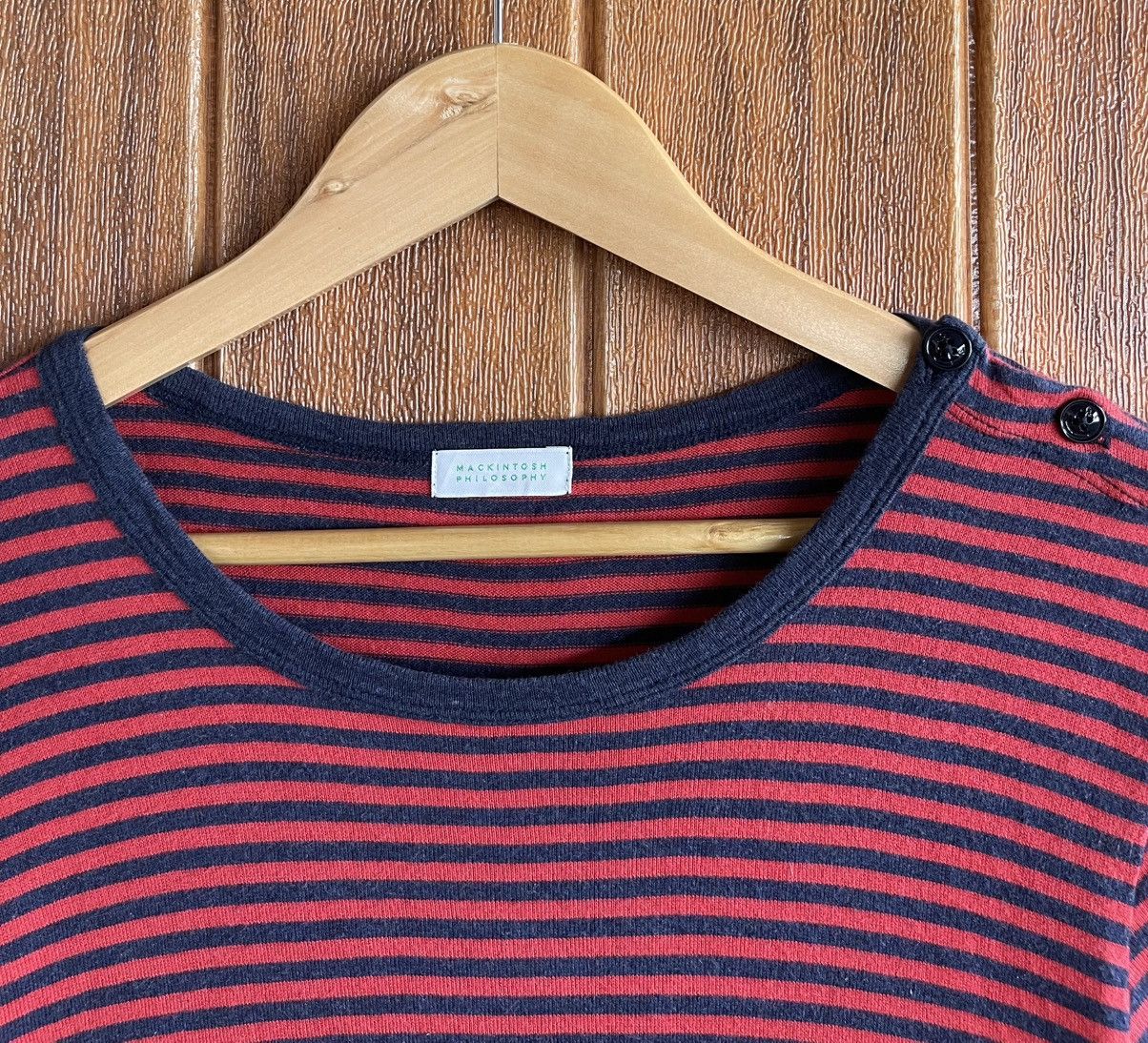 Kiko Kostadinov GCS24🔥MACKINTOSH PHILOSOPHY🔥Striped Sweatshirt Longsleeve Size US M / EU 48-50 / 2 - 6 Thumbnail