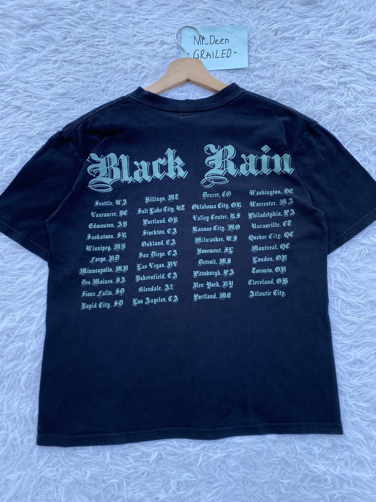 Band Tees Rare Vintage Ozzy Osbourne “Black Rain” Tshirt Size US M / EU 48-50 / 2 - 20 Thumbnail