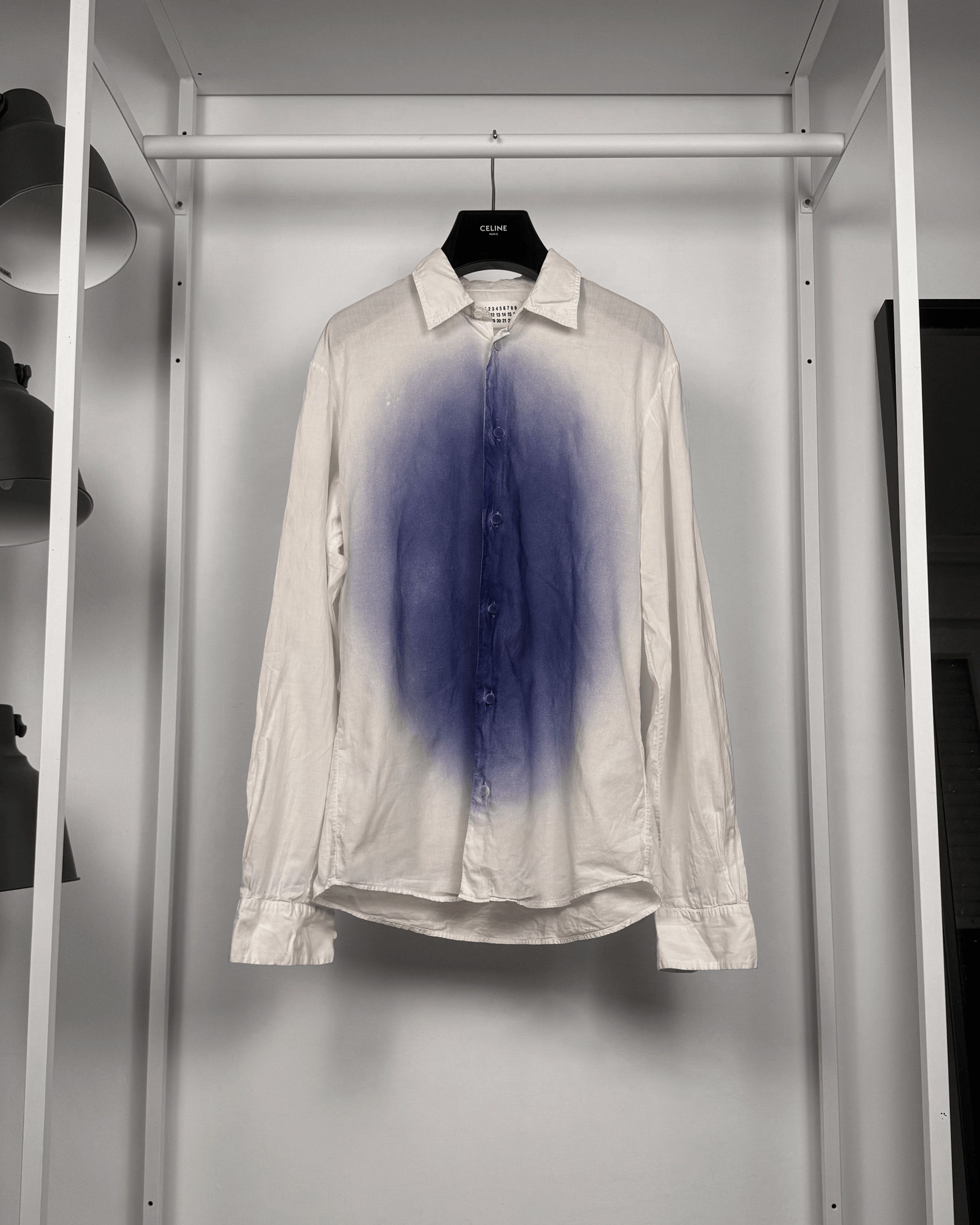 Maison Margiela Maison Margiela Spray Paint Gradient Button Up Size US L / EU 52-54 / 3 - 1 Thumbnail