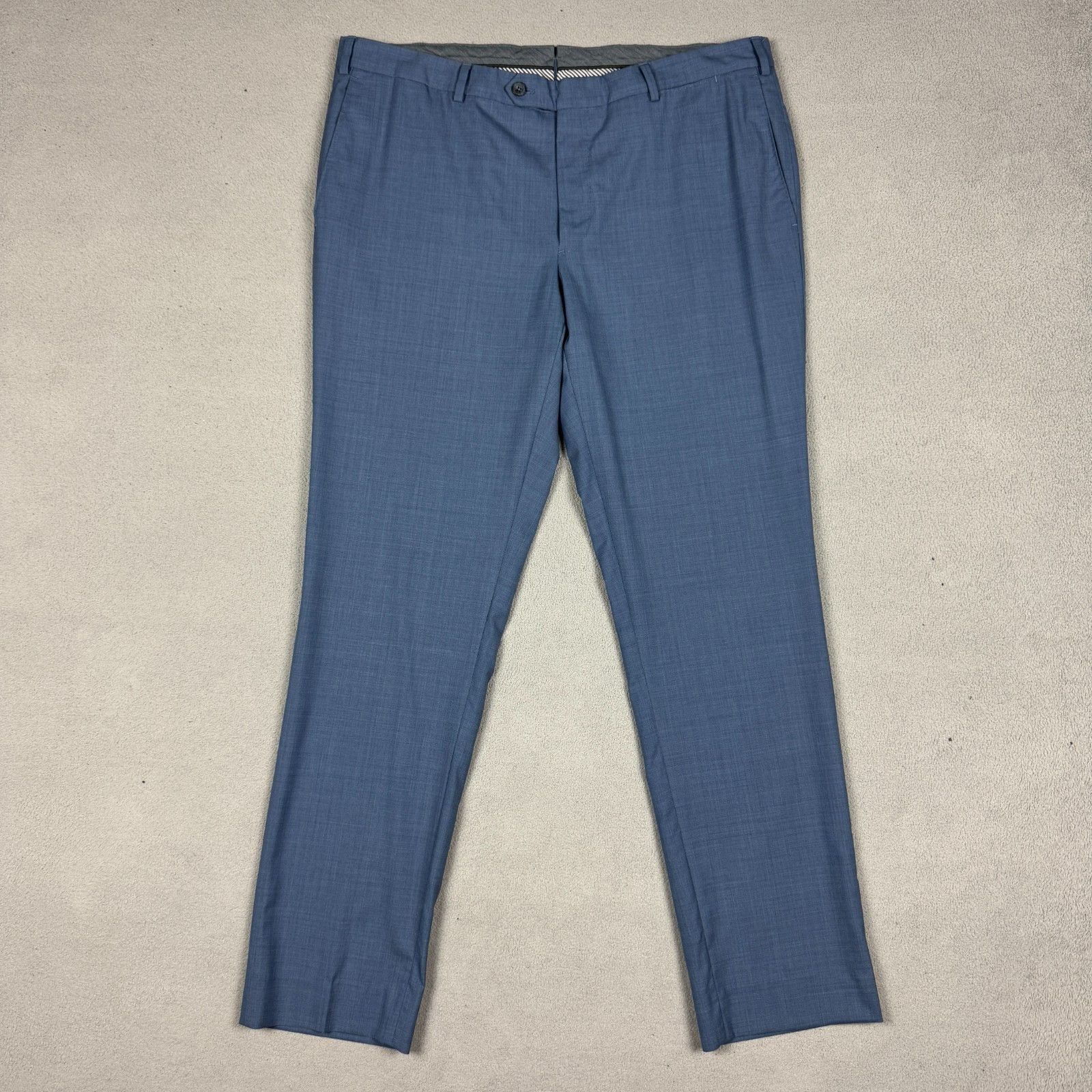 J.Hilburn J. Hilburn Trousers Vitale Barberis Canonico Wool Grey 38x31 Size US 38 / EU 54 - 2 Thumbnail