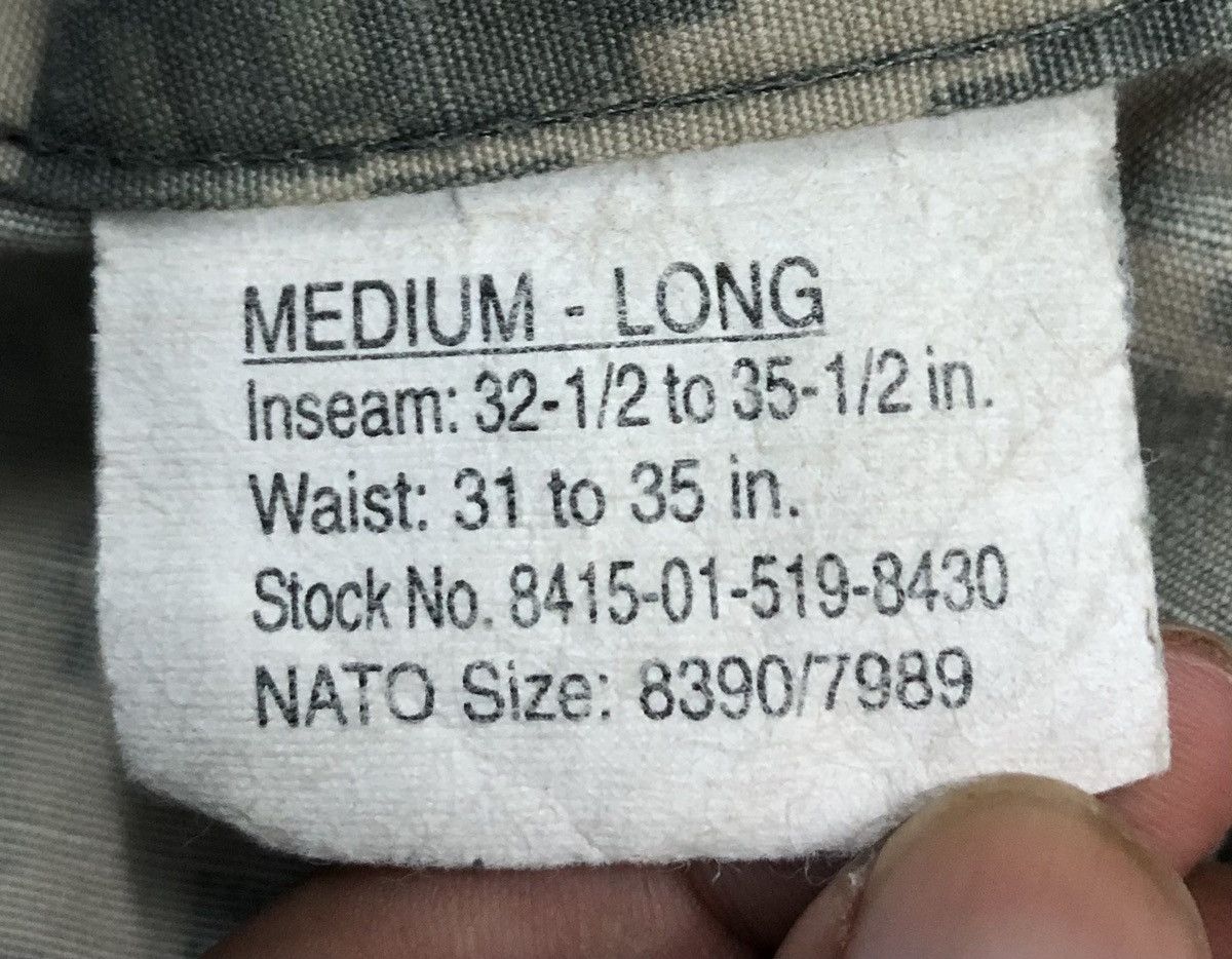 Vintage Vintage Army Combat Uniform Trouser Size US 36 / EU 52 - 20 Thumbnail