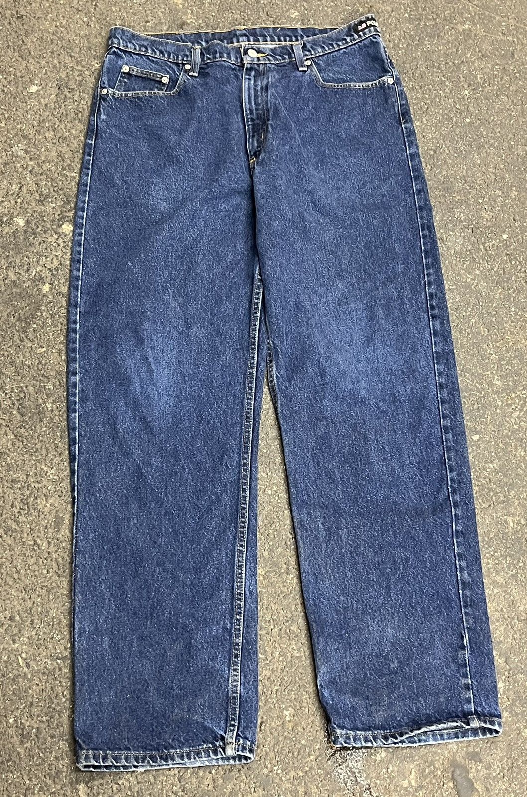 Polo Ralph Lauren × Vintage Polo Ralph Lauren denim jeans baggy fit y2k streetwear hype Size US 34 / EU 50 - 5 Thumbnail