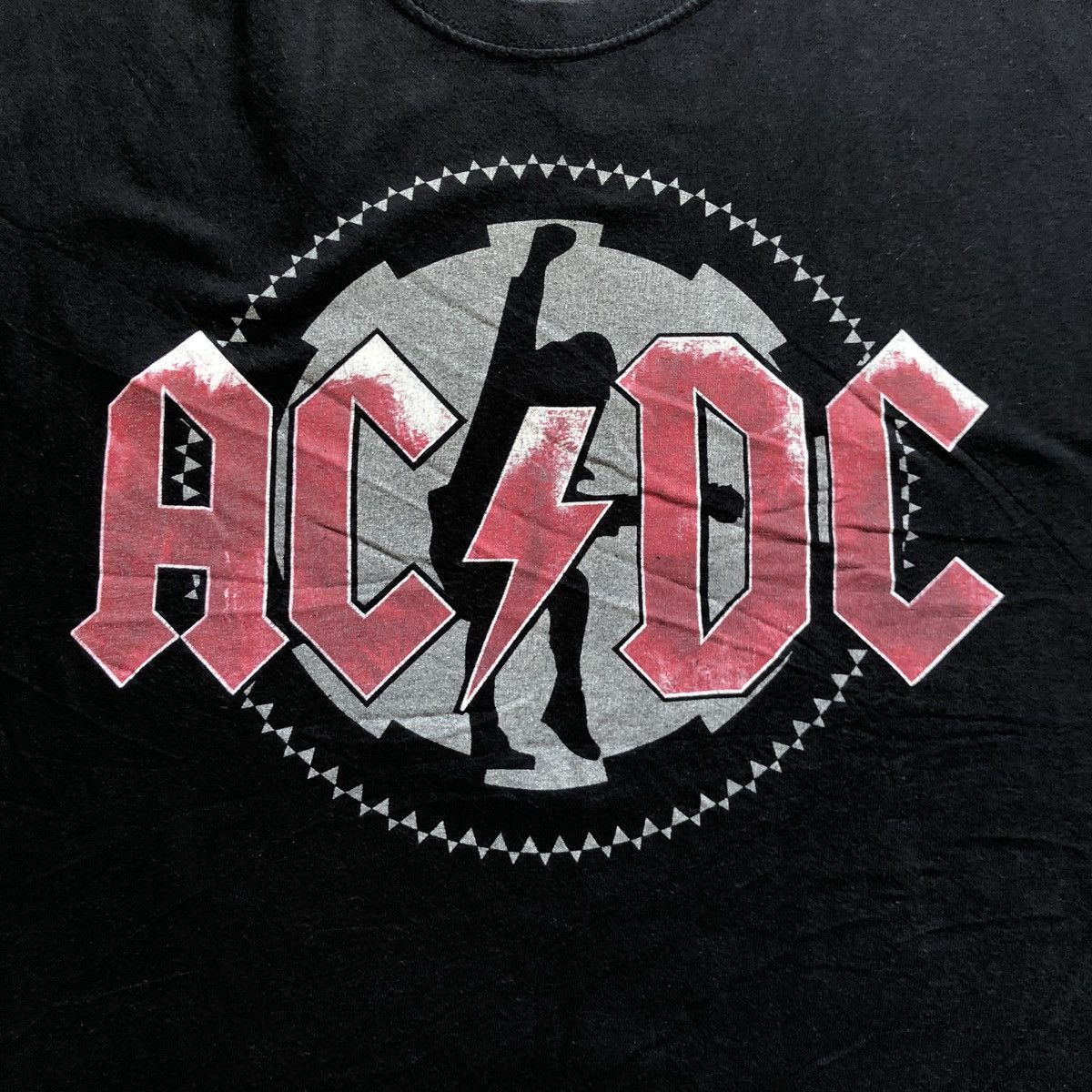 AC/DC × Band Tees × Vintage Vintage AC DC T-Shirt tour Faded Style 90s Y2K Masks Size US M / EU 48-50 / 2 - 2 Thumbnail