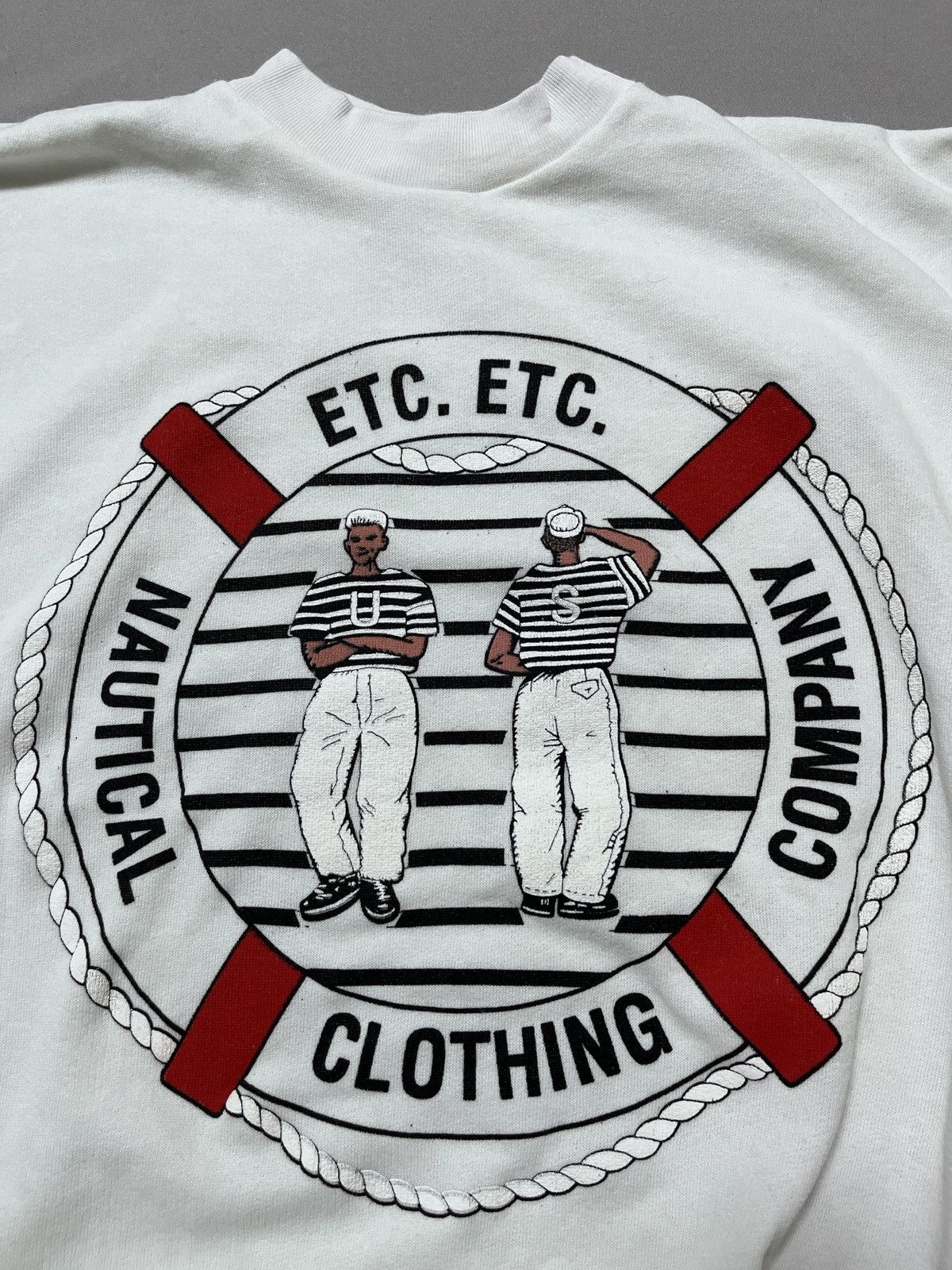 Nautica Vintage Sailors ETC Nautical Clothing Company Sweatshirt Size US L / EU 52-54 / 3 - 6 Thumbnail