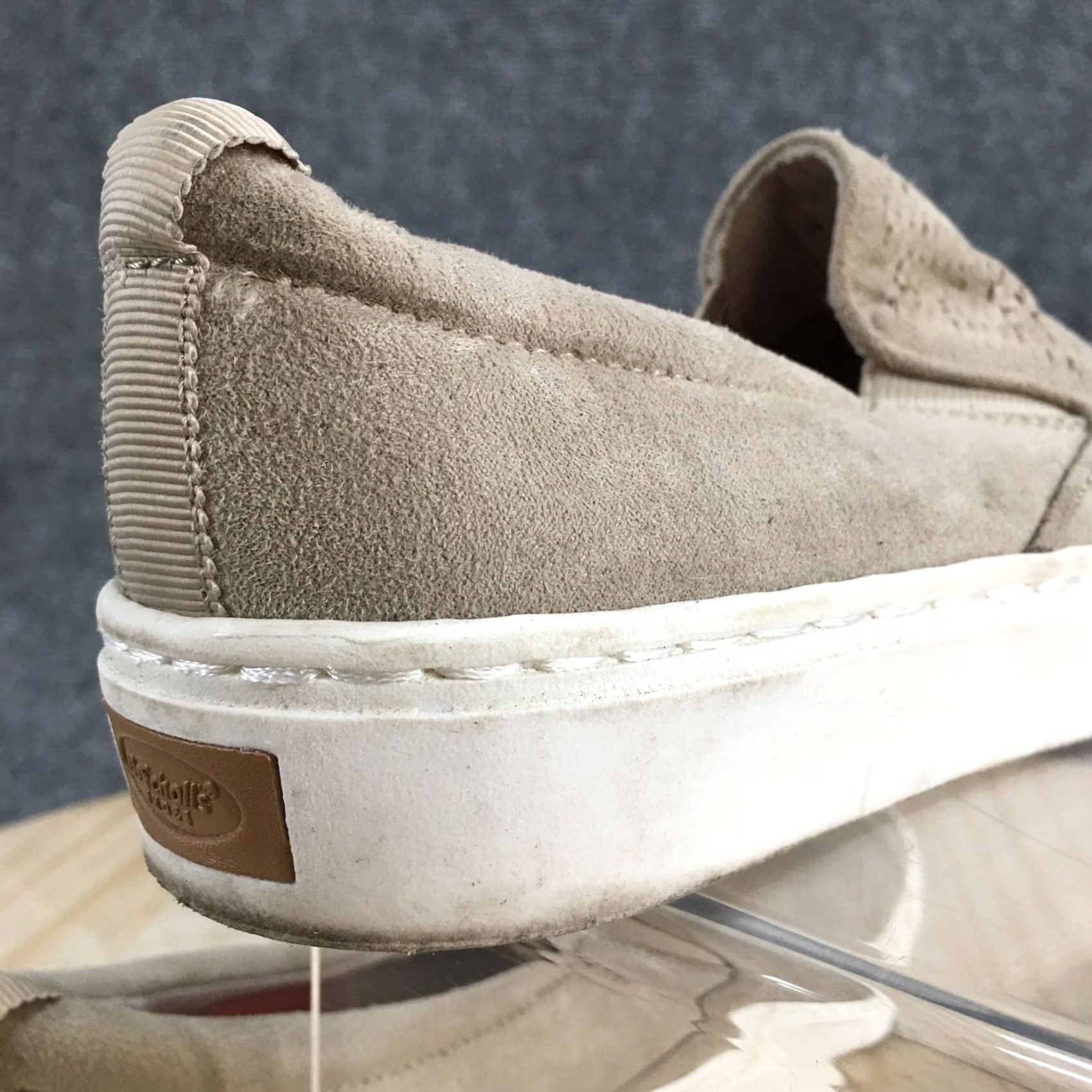 Vintage Dr. Scholl’s Slip On Loafers Womens 6 M Brown Fabric Casual Comfort Sneaker Shoes Size US 6 / IT 36 - 7 Thumbnail