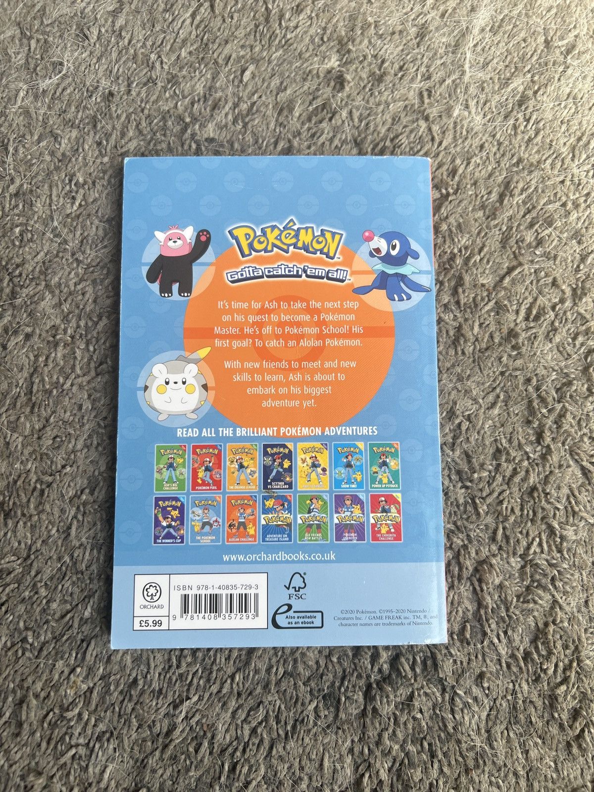 Pokemon Pokémon The Pokémon School Size ONE SIZE - 2 Thumbnail