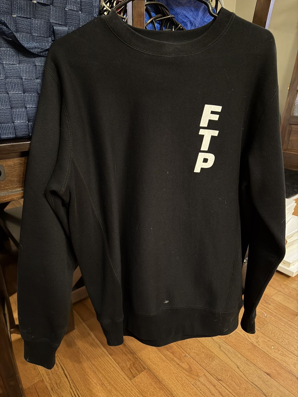 Fuck The Population FTP Vertical Logo Crewneck Size US S / EU 44-46 / 1 - 4 Thumbnail