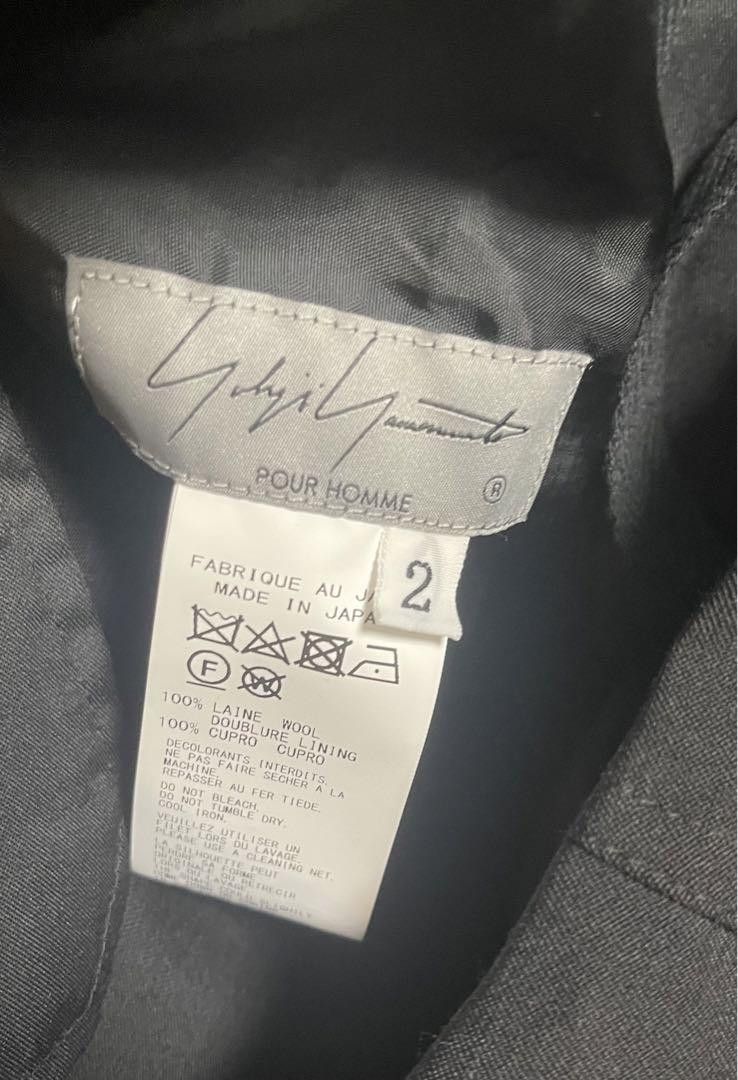 Yohji Yamamoto yohji yamamoto pour homme 24aw wool/black/pants Size US 40 / EU 56 - 8 Thumbnail