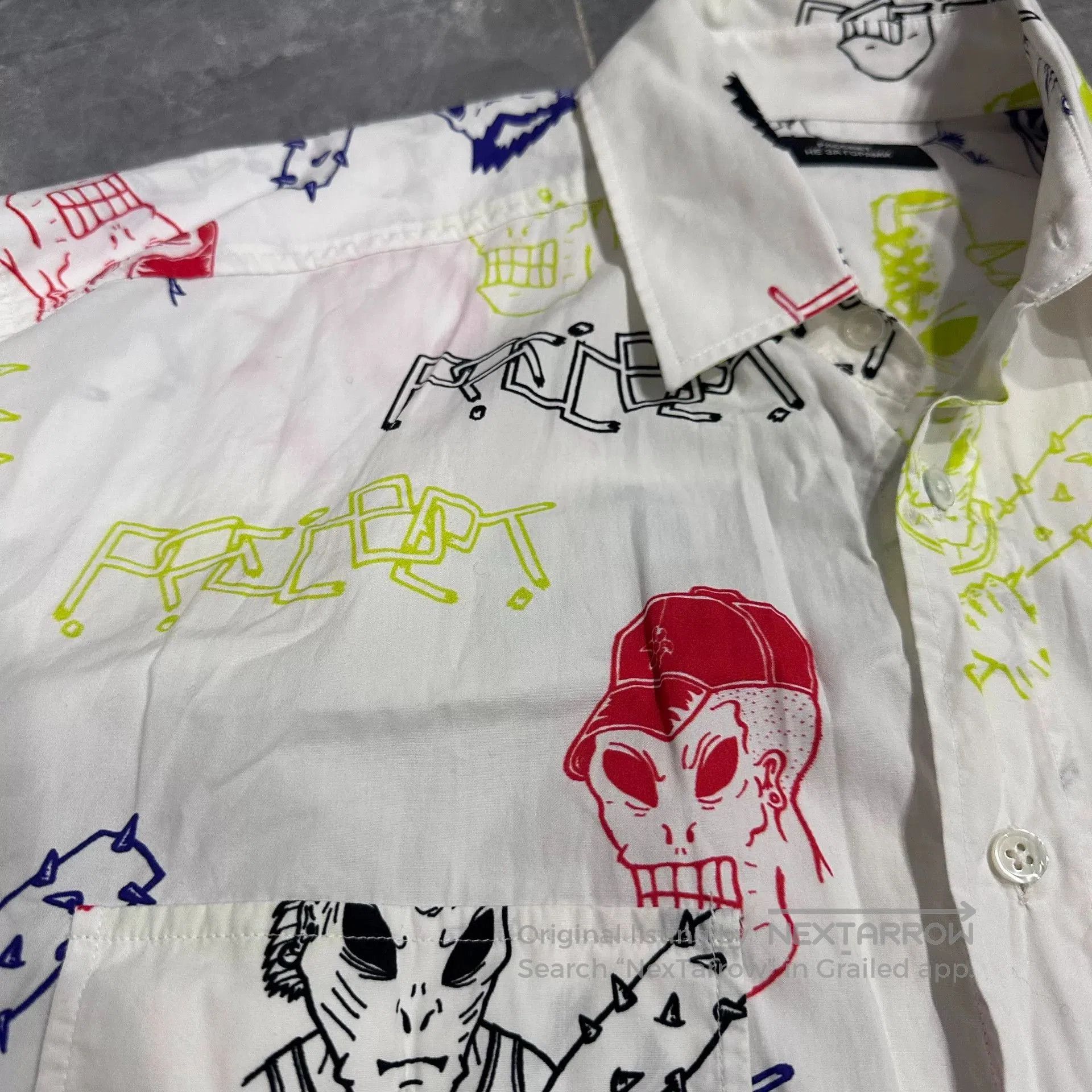 PACCBET Paccbet Gosha Graffiti White Long. Size US L / EU 52-54 / 3 - 4 Thumbnail