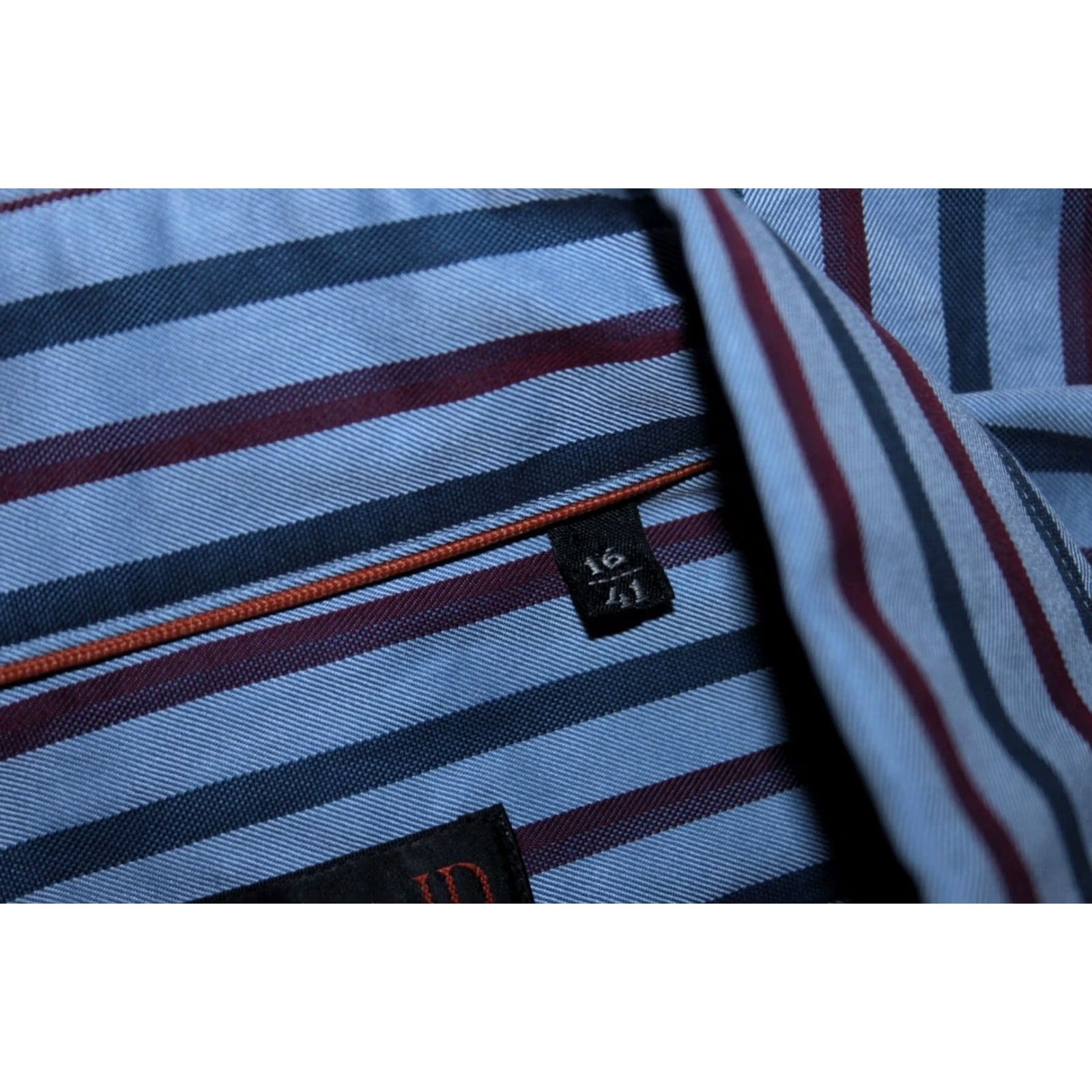 Corneliani Corneliani Mens Formal Shirt Dress Shirt 41 16 Multicoloured Long Sleeves Cotton Regular Size 41 16 Mens Size 42R - 7 Thumbnail