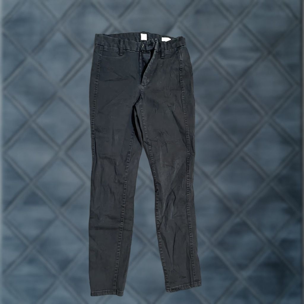 Gap Gap Pants Women Skinny Ankle Black Stretch Size 4 Denim Cotton Blend Regular Inseam 25 in Pants Women Size 27" / US 4 / IT 40 - 1 Thumbnail