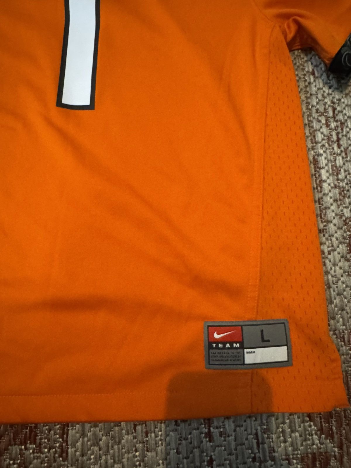 Nike Oklahoma State University Kids Football Jersey Youth L Size US XXS / EU 40 - 2 Thumbnail