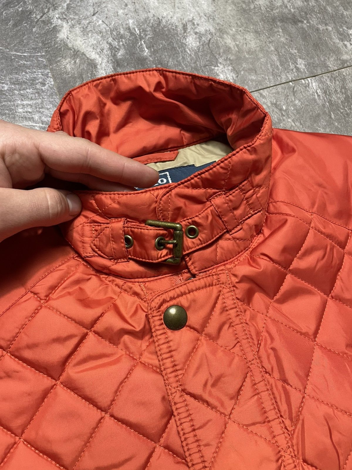 Polo Ralph Lauren Vintage Polo Ralph Lauren Nylon Orange Quilted Vest Gilet Size US S / EU 44-46 / 1 - 7 Thumbnail