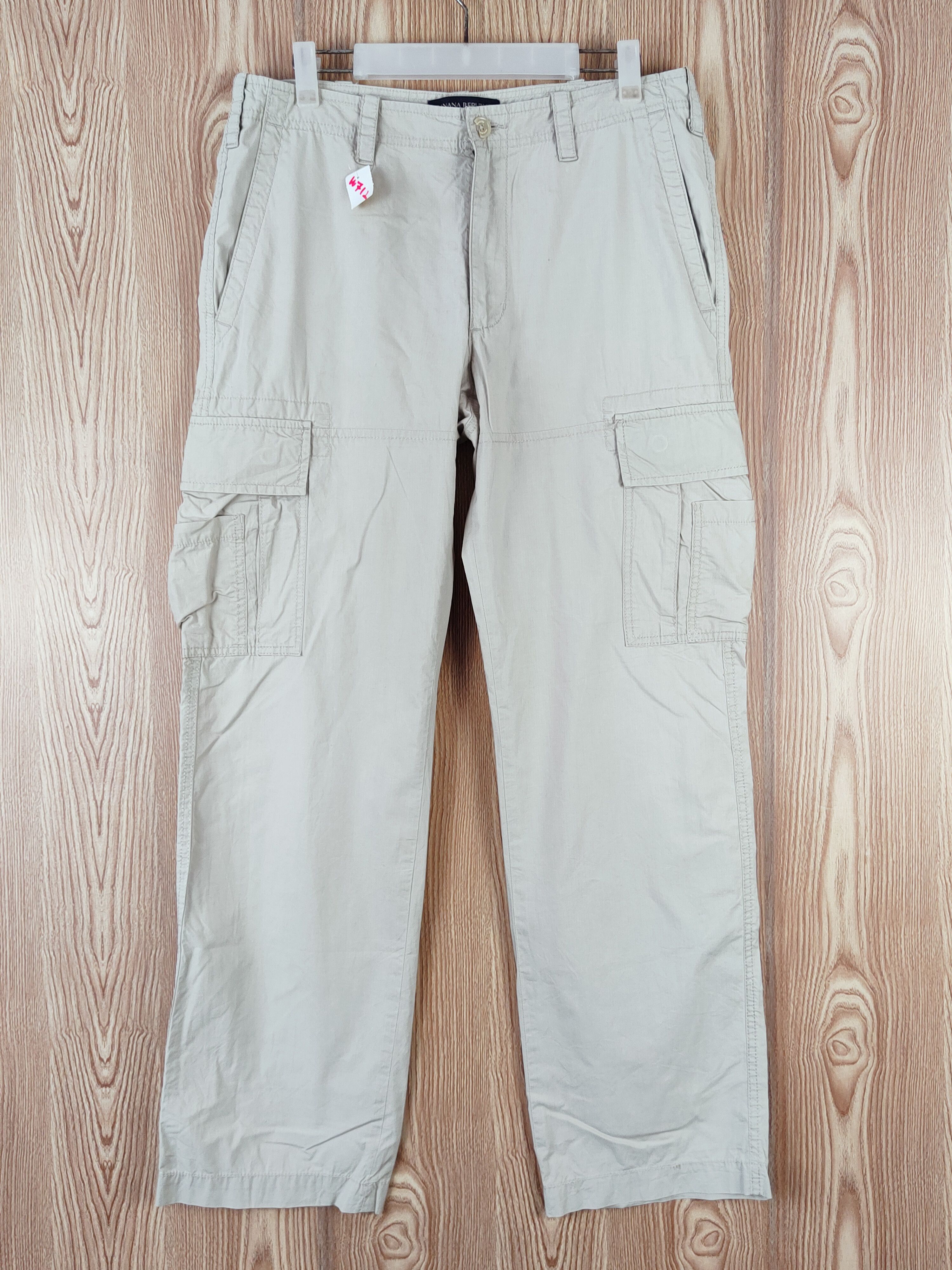 Banana Republic Banana Republic Beige Multipocket Tactical Cargo Pants #W712 Size US 32 / EU 48 - 1 Thumbnail