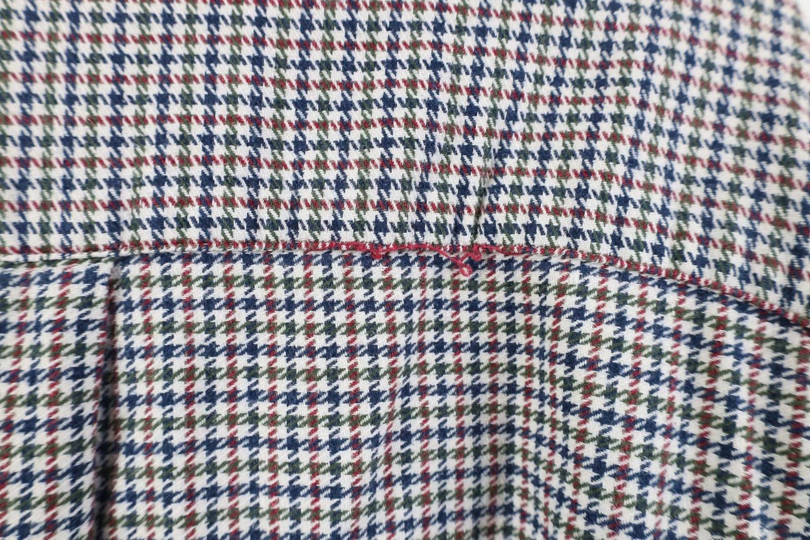 Vintage Vintage 90s Streetwear Houndstooth Flannel Button Down Shirt Size US M / EU 48-50 / 2 - 13 Thumbnail