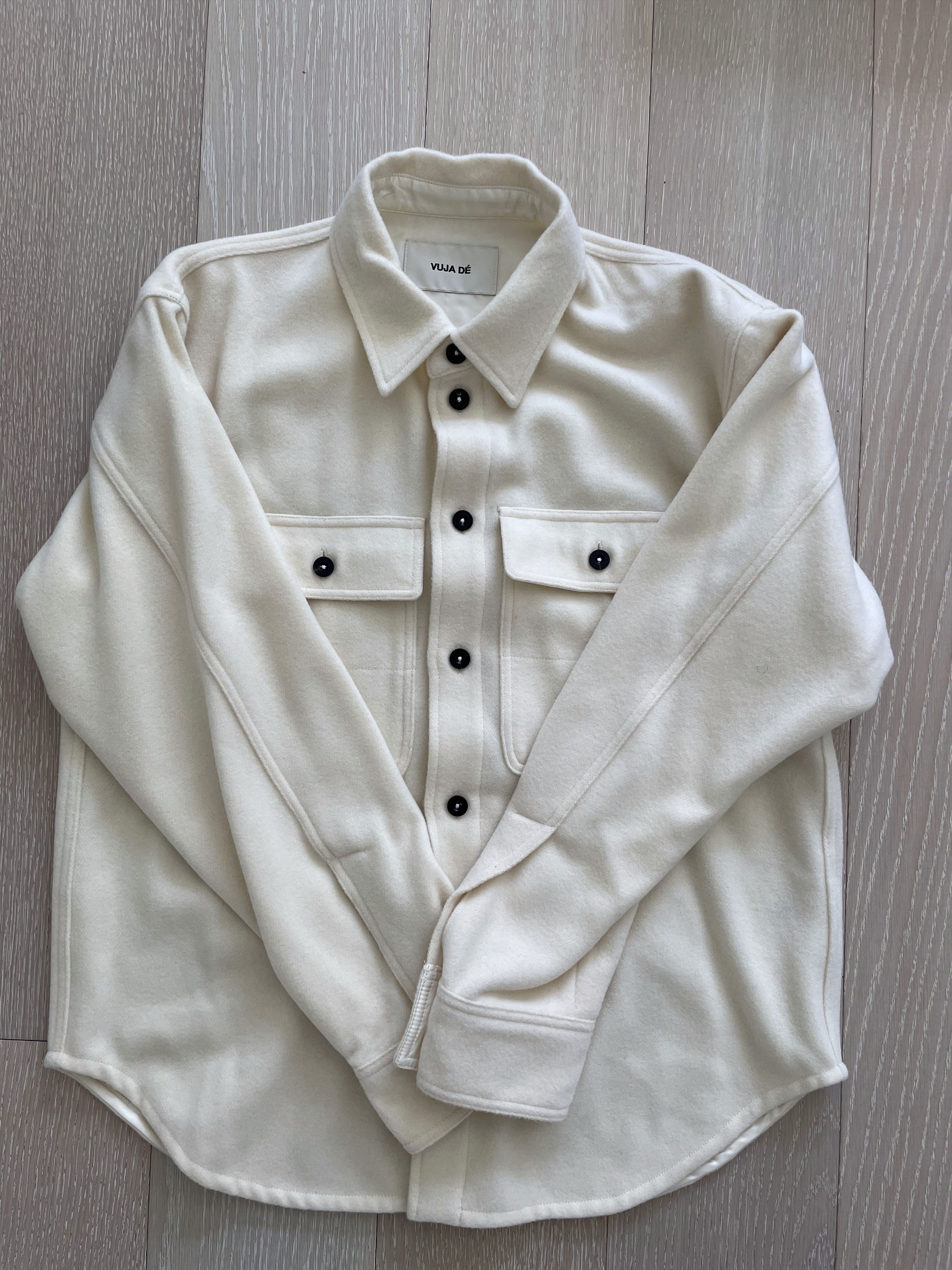 Vuja De Vuja De Moderado Wool Overshirt Jacket Size US S / EU 44-46 / 1 - 1 Thumbnail