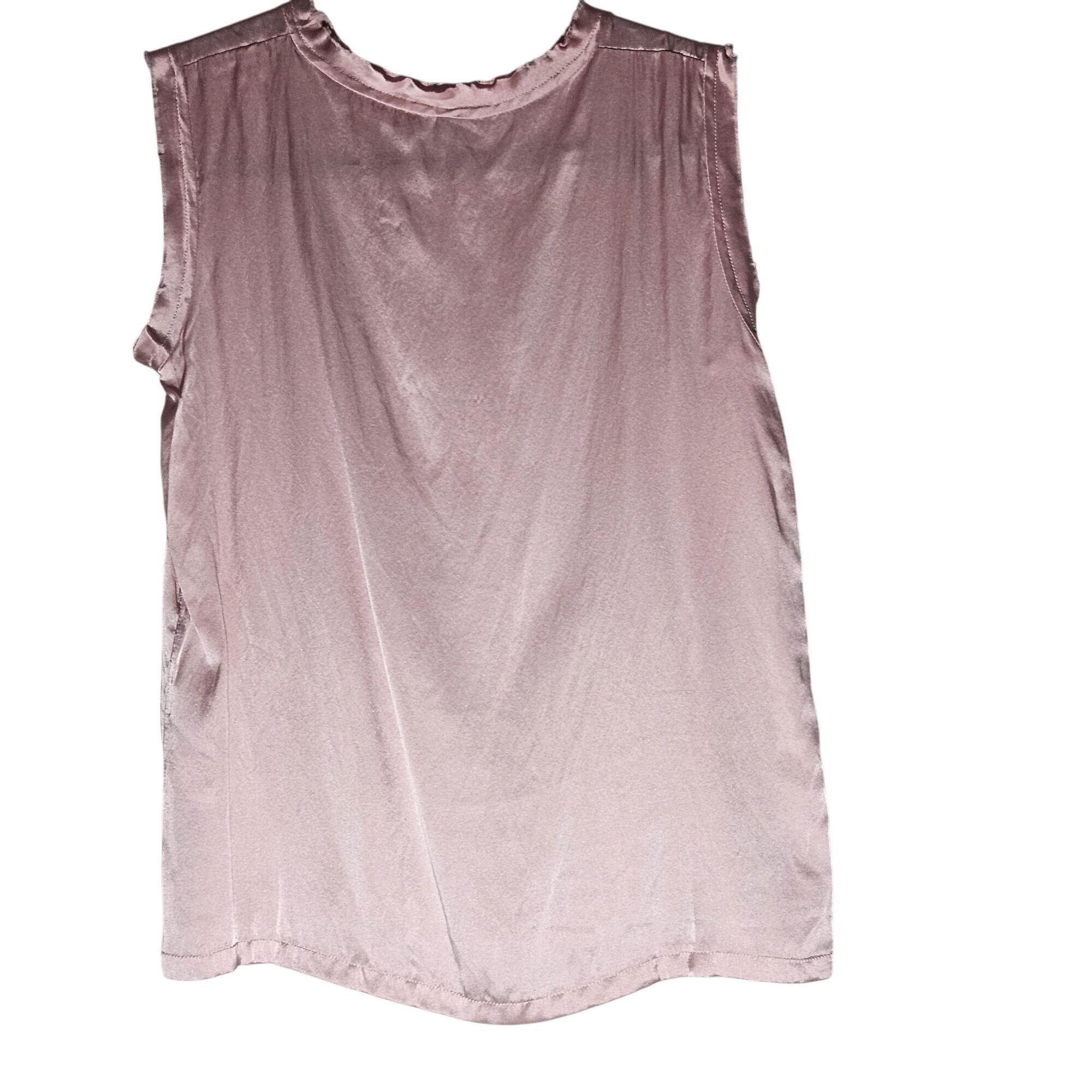 Other Mulberry Silk Woman Pink Tank Top Size Small Minimalist Sati Size S / US 4 / IT 40 - 4 Thumbnail