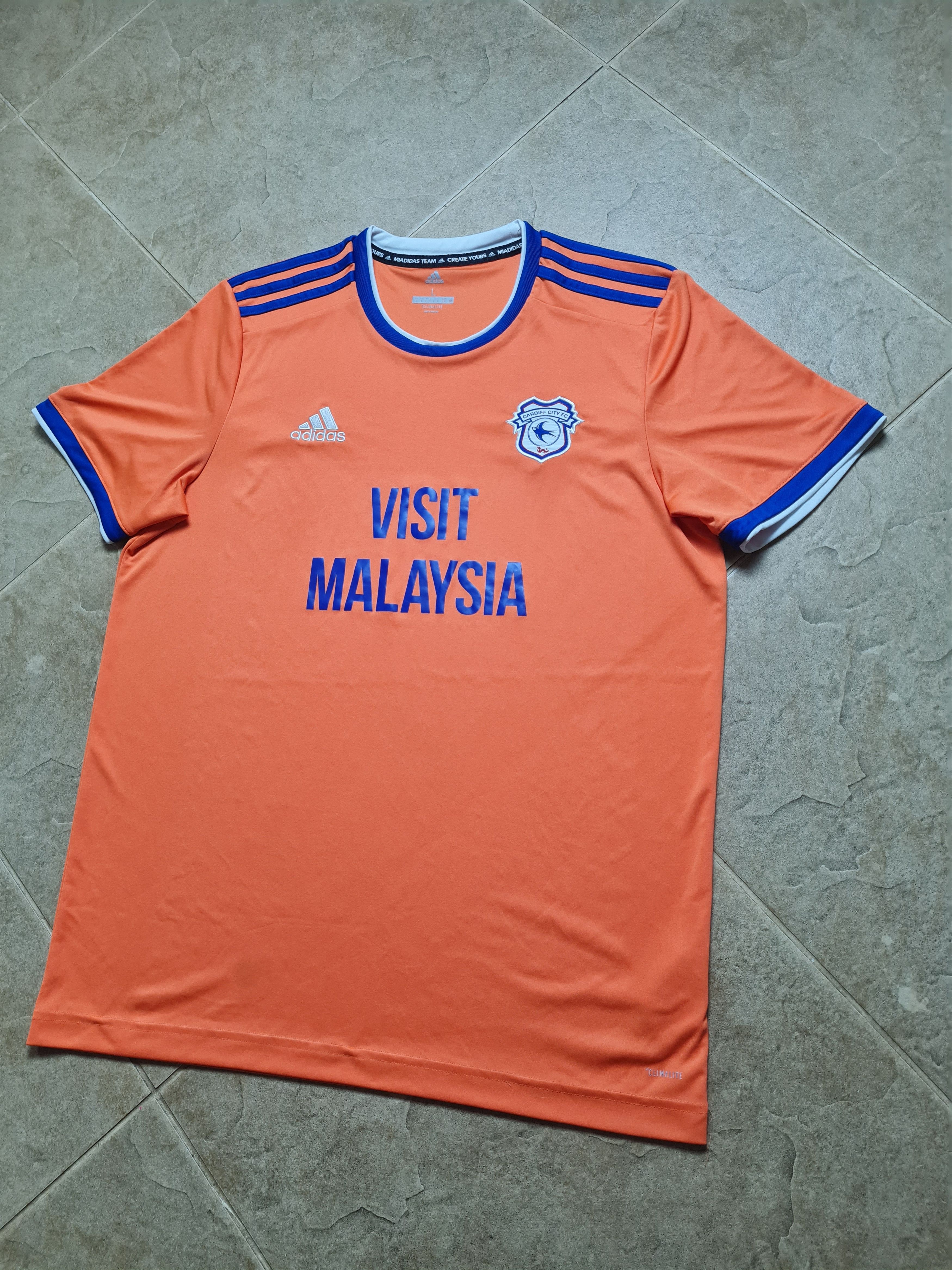 Adidas Jersey Soccer Adidas Cardiff City Football Shirt 2019/2020 L Size US L / EU 52-54 / 3 - 11 Thumbnail