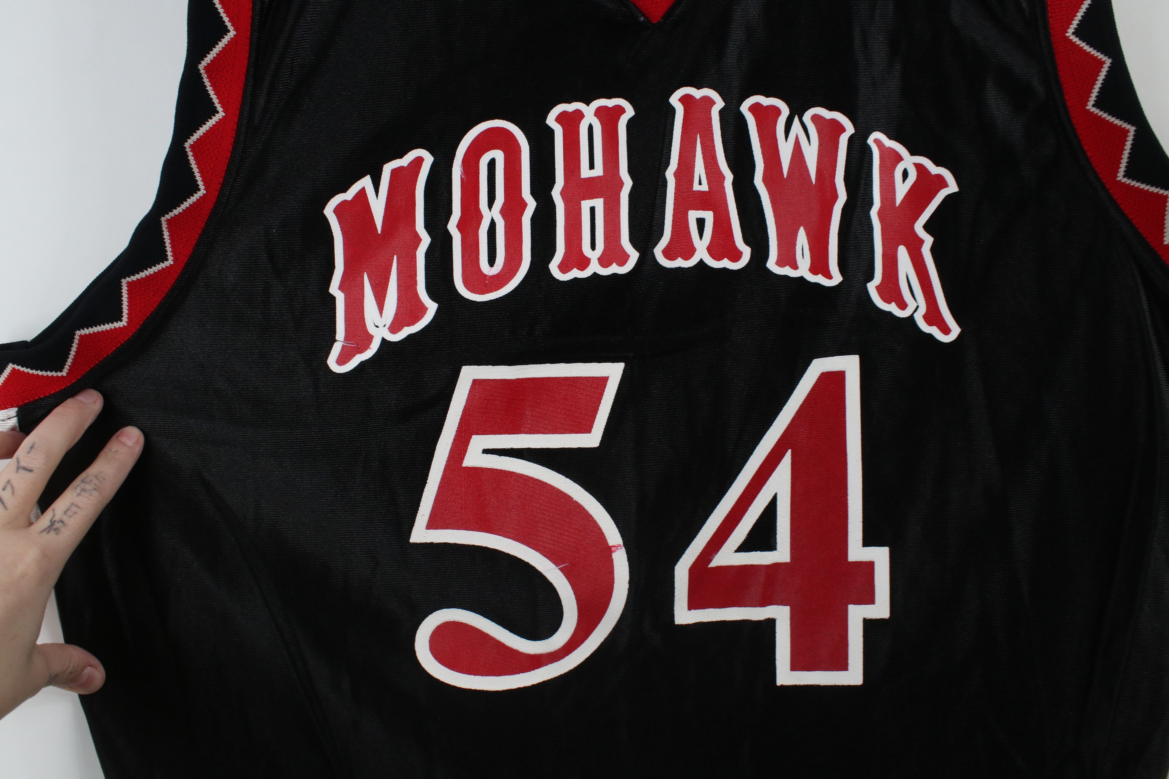 Vintage Vintage 90s Wilson Spell Mohawk Basketball Jersey Black #54 Size US XXL / EU 58 / 5 - 4 Thumbnail