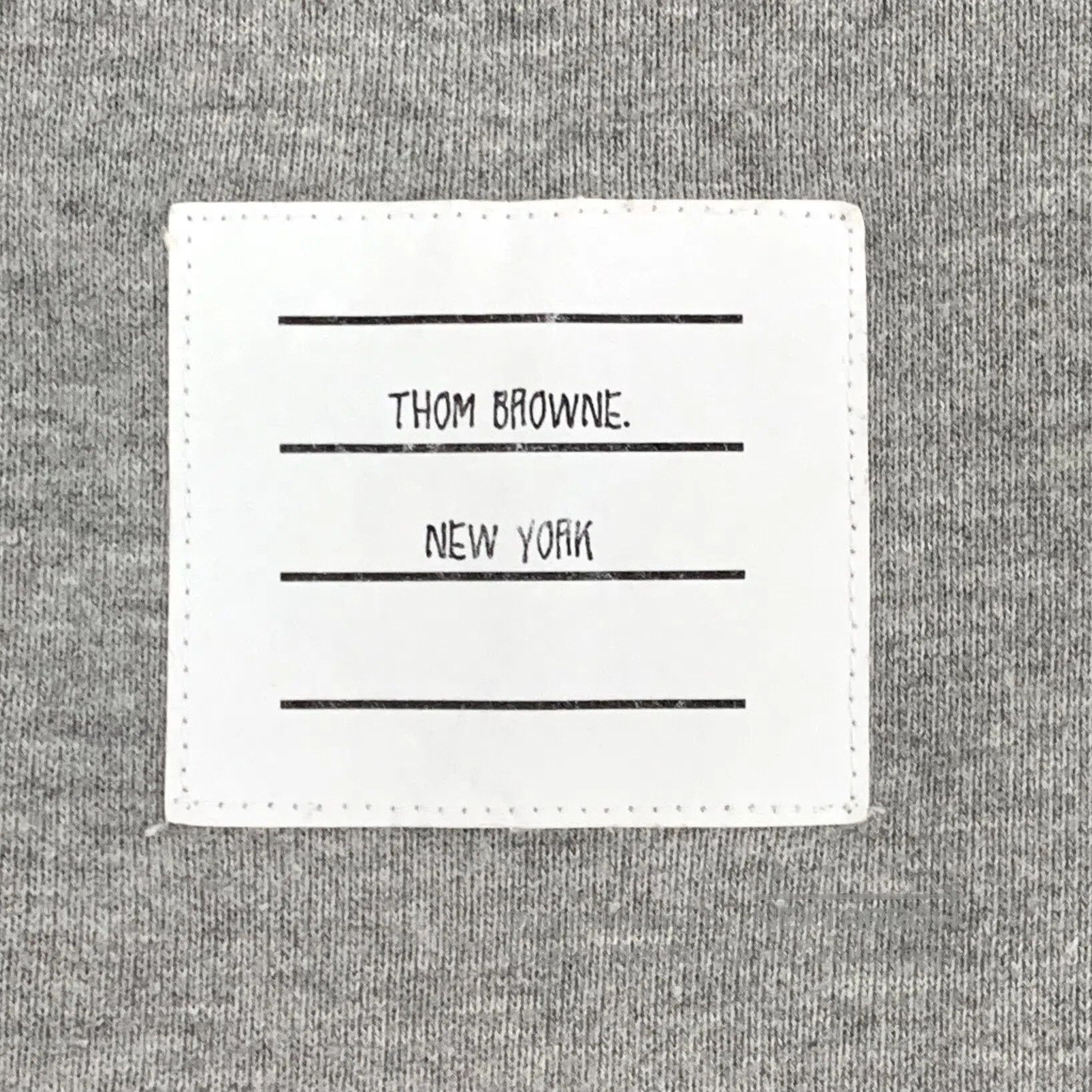 Thom Browne Thom Browne size L Gray classic four-stripe cotton drawstr Size 39" - 6 Thumbnail