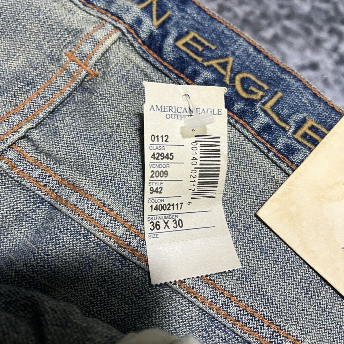 American Eagle Outfitters Vintage Y2K American Eagle Blue Faded Baggy Wide Leg Jeans Size US 38 / EU 54 - 9 Thumbnail