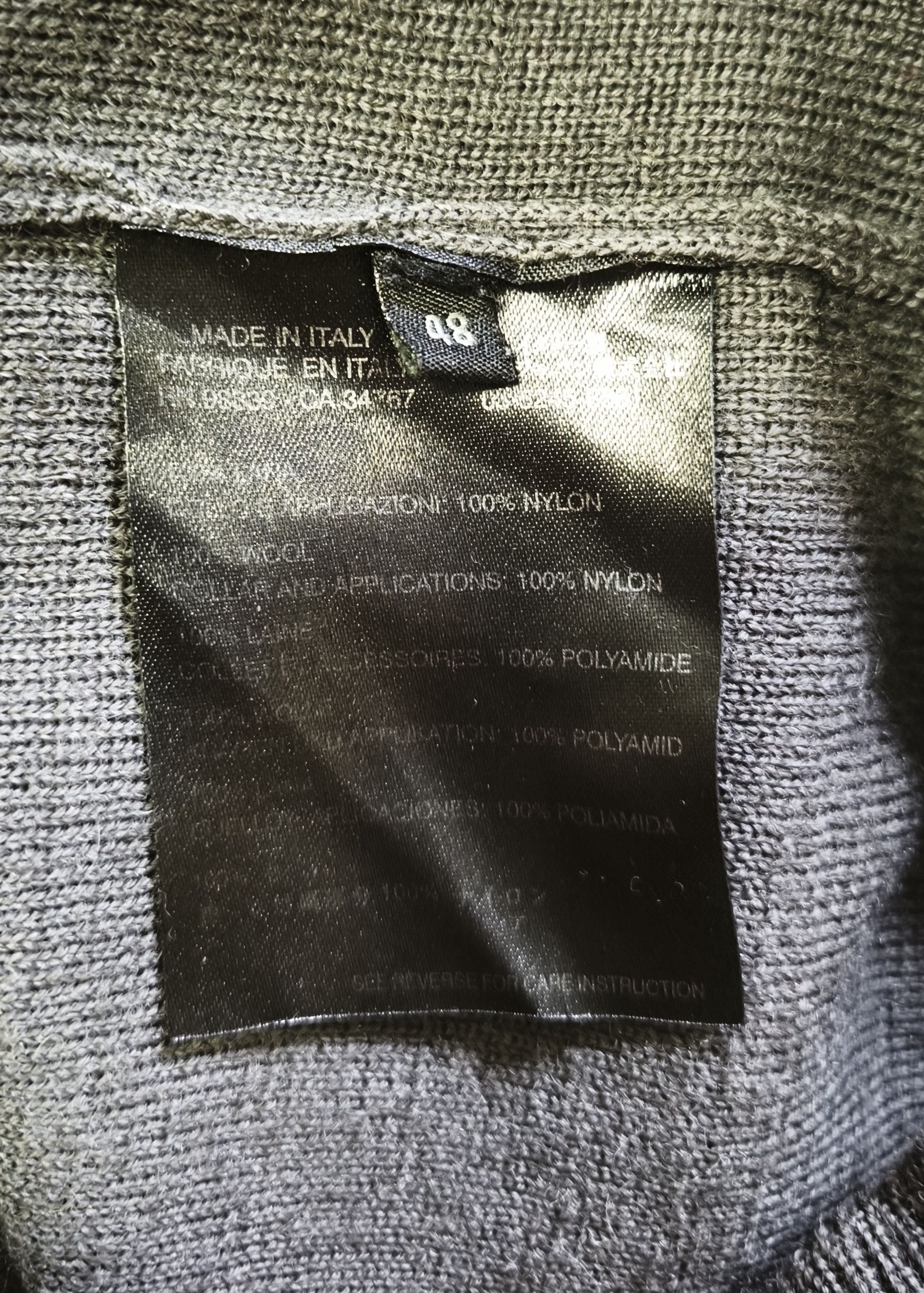 Prada Vintage Prada red tab - Double collar wool / nylon sweater Size US M / EU 48-50 / 2 - 2 Thumbnail