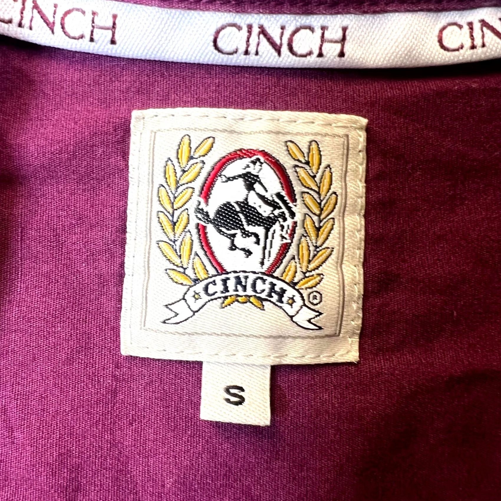 Vintage Cinch National High School Rodeo National Qualifier Shirt Mens S Purple Casual Shirt Size US S / EU 44-46 / 1 - 3 Thumbnail