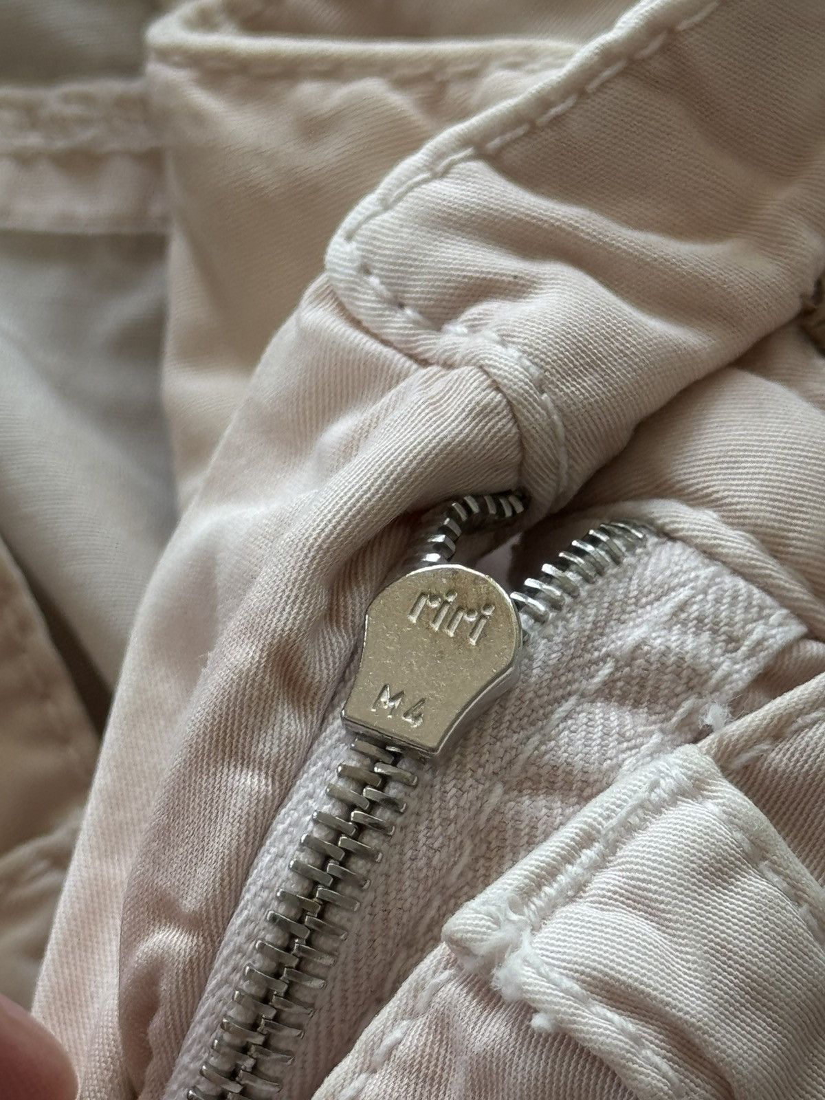 Prada Prada 00s Archive White/Pink Glamour Cargo Pants Size 34" / US 12 / IT 48 - 11 Thumbnail