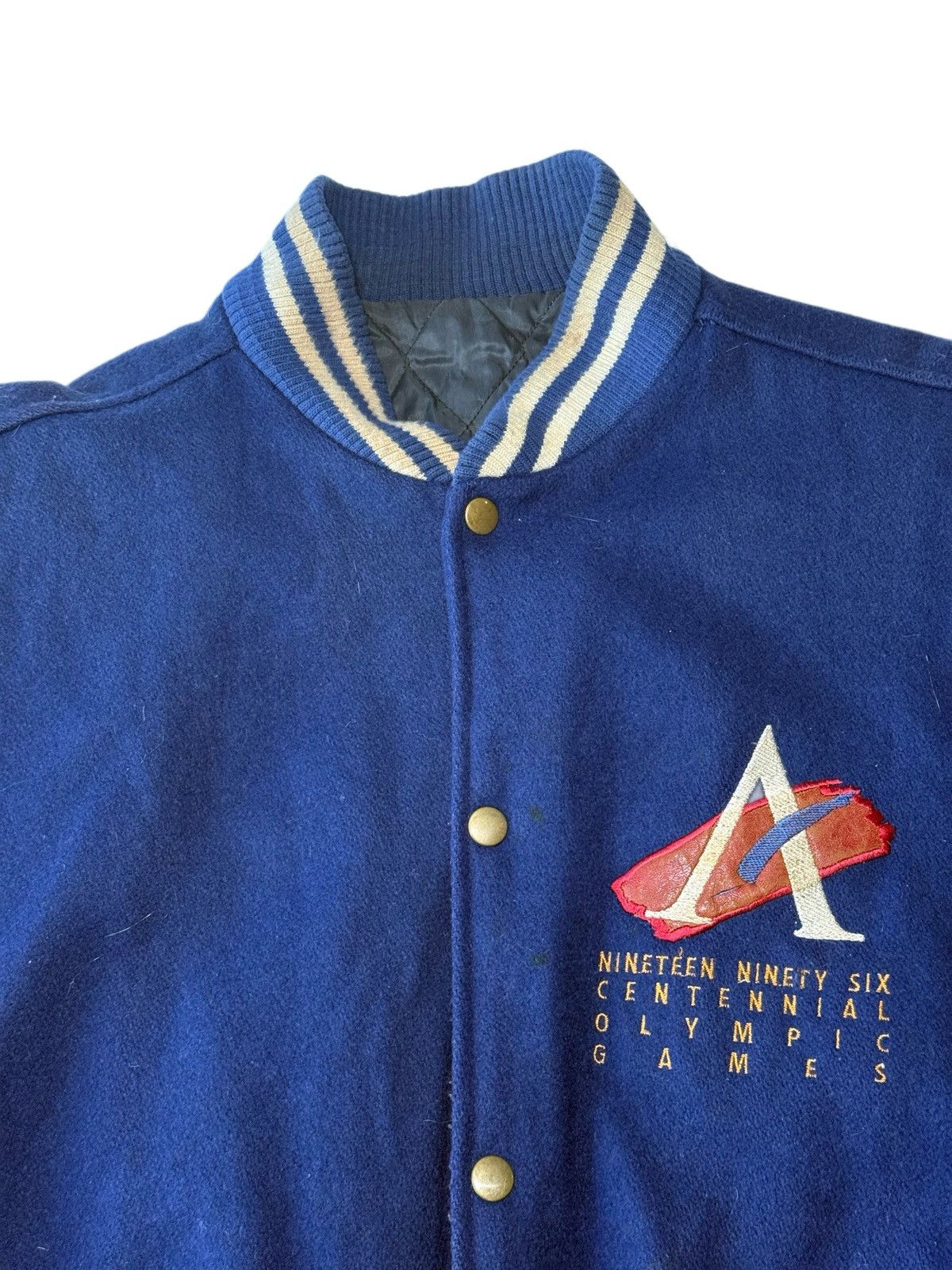 Other Vintage 1996 Olympic Games Varsity Jacket Size US L / EU 52-54 / 3 - 2 Thumbnail