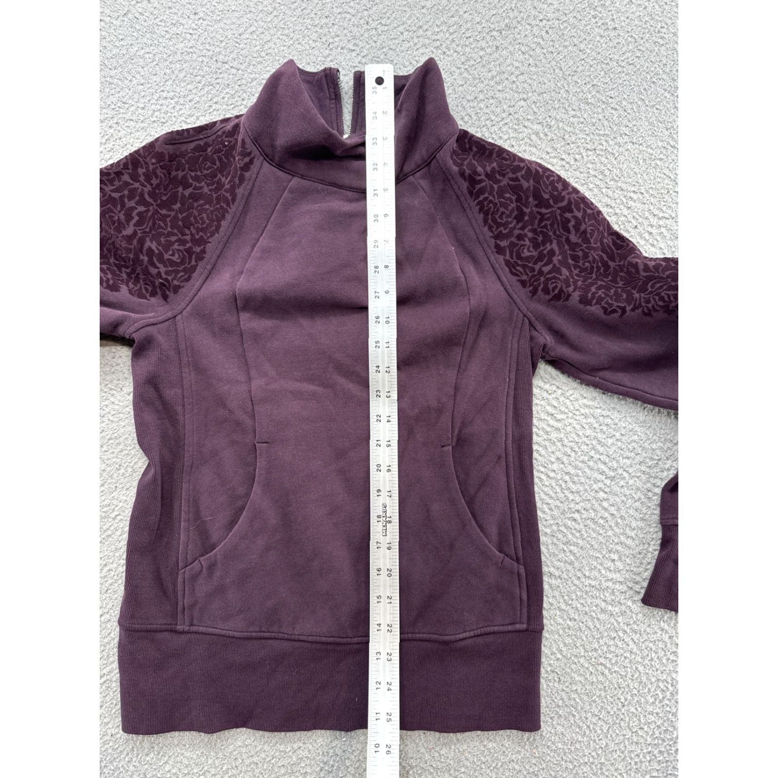 Lululemon Lululemon Floral Flock Pullover Women's Size 6 Long Sleeve 1/4 Zip Fleece Size M / US 6-8 / IT 42-44 - 7 Thumbnail
