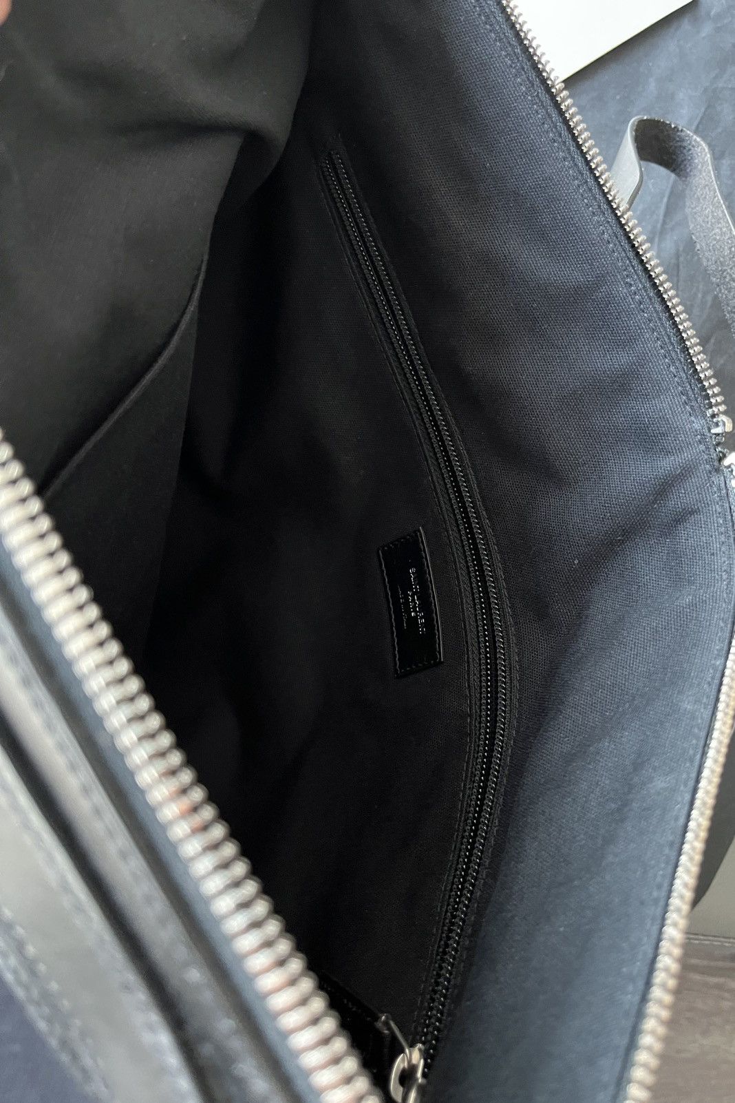 Saint Laurent Paris Rare Saint Laurent $2K Super Runway ID Convertible Bag XL Size ONE SIZE - 13 Thumbnail
