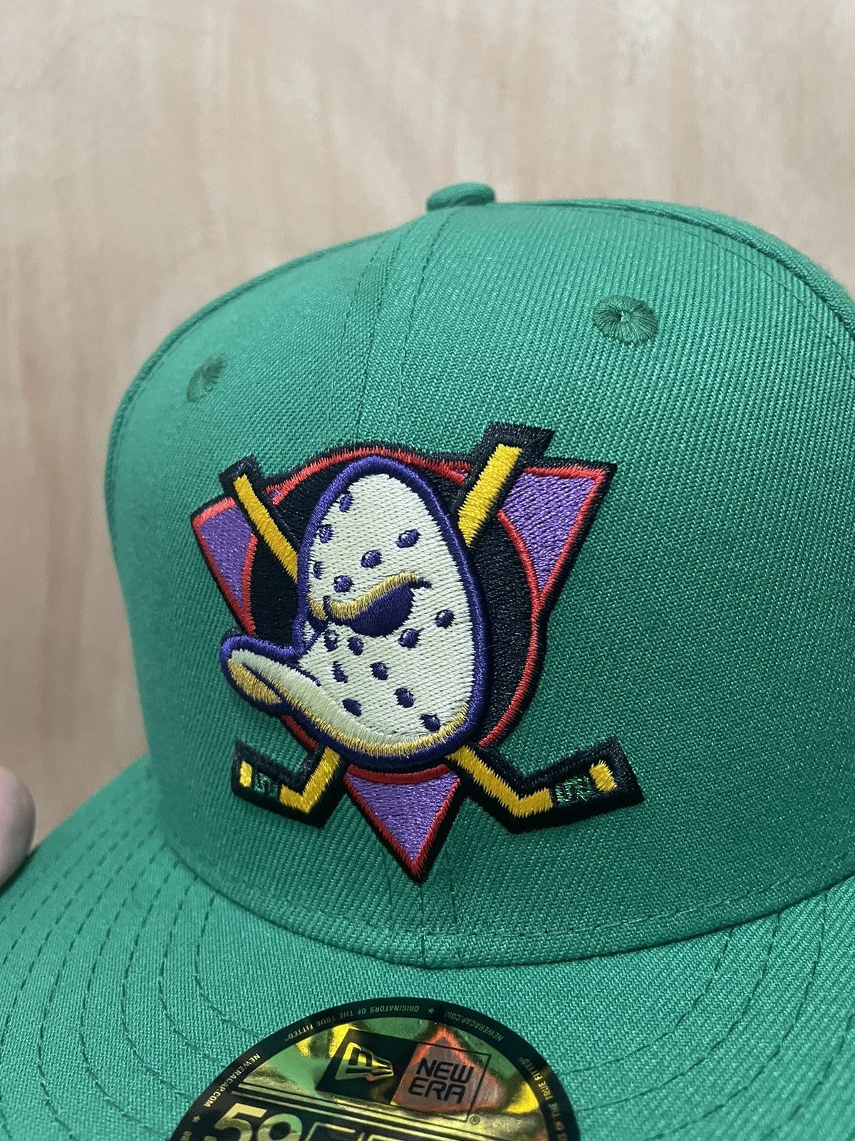 New Era Myfitteds Anaheim mighty ducks original d5 size 7 1/4 Size ONE SIZE - 3 Thumbnail