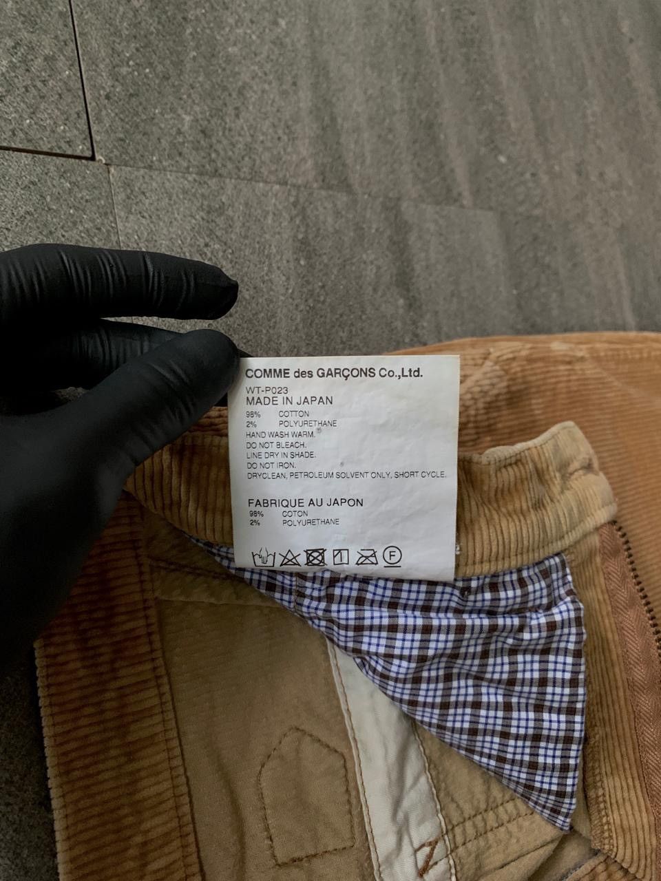 Junya Watanabe FREE TAX! Corduroy Cropped Pants Size US 30 / EU 46 - 11 Thumbnail