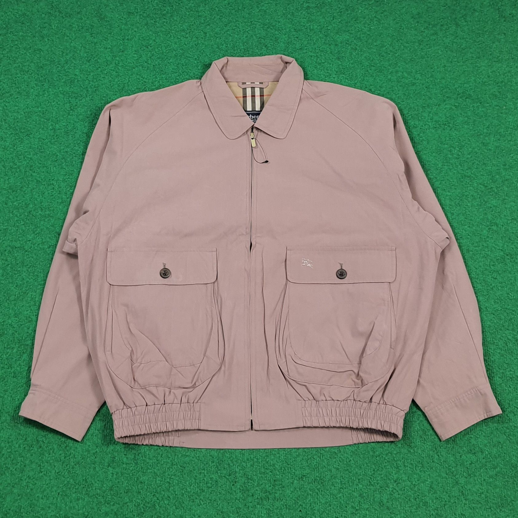 Burberry Vintage Burberrys' Harrington Nova Check Jacket C308N22 Size US XL / EU 56 / 4 - 2 Thumbnail