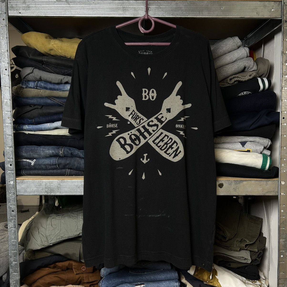 Band Tees Vintage Bohse Onkelz Big Graphic Logo punk rock band tee Size US XL / EU 56 / 4 - 1 Thumbnail