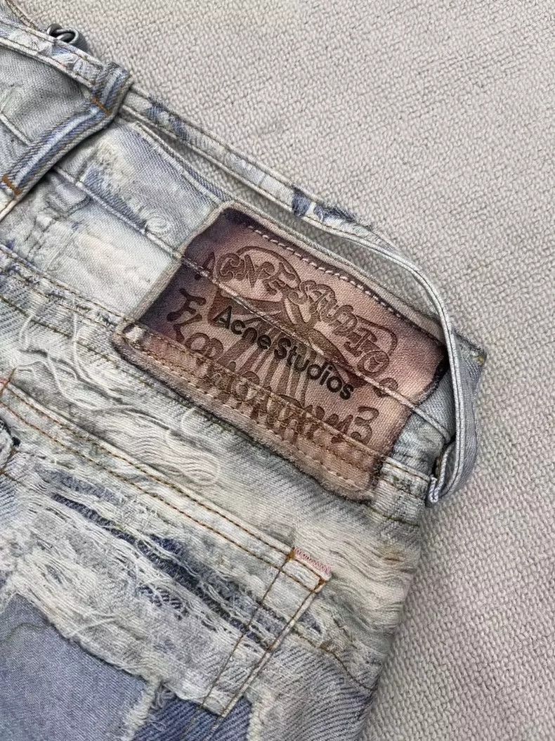 Acne Studios Acne Studios Heavy industry destruction optical illusion i Size US 38 / EU 54 - 3 Thumbnail