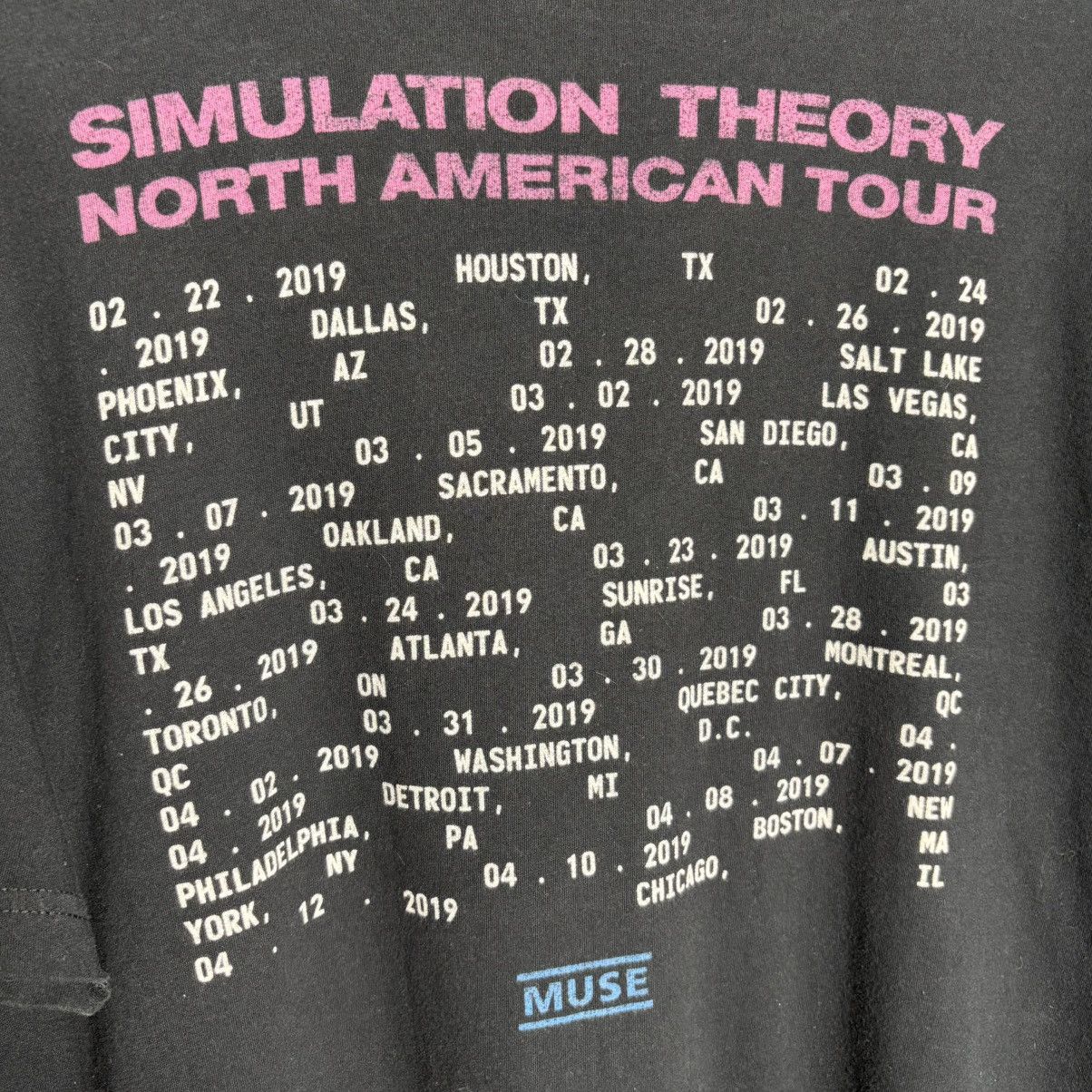 Band Tees Muse America Tour Band Tee / Alternative Rock Y2K 00s Size US XL / EU 56 / 4 - 4 Thumbnail