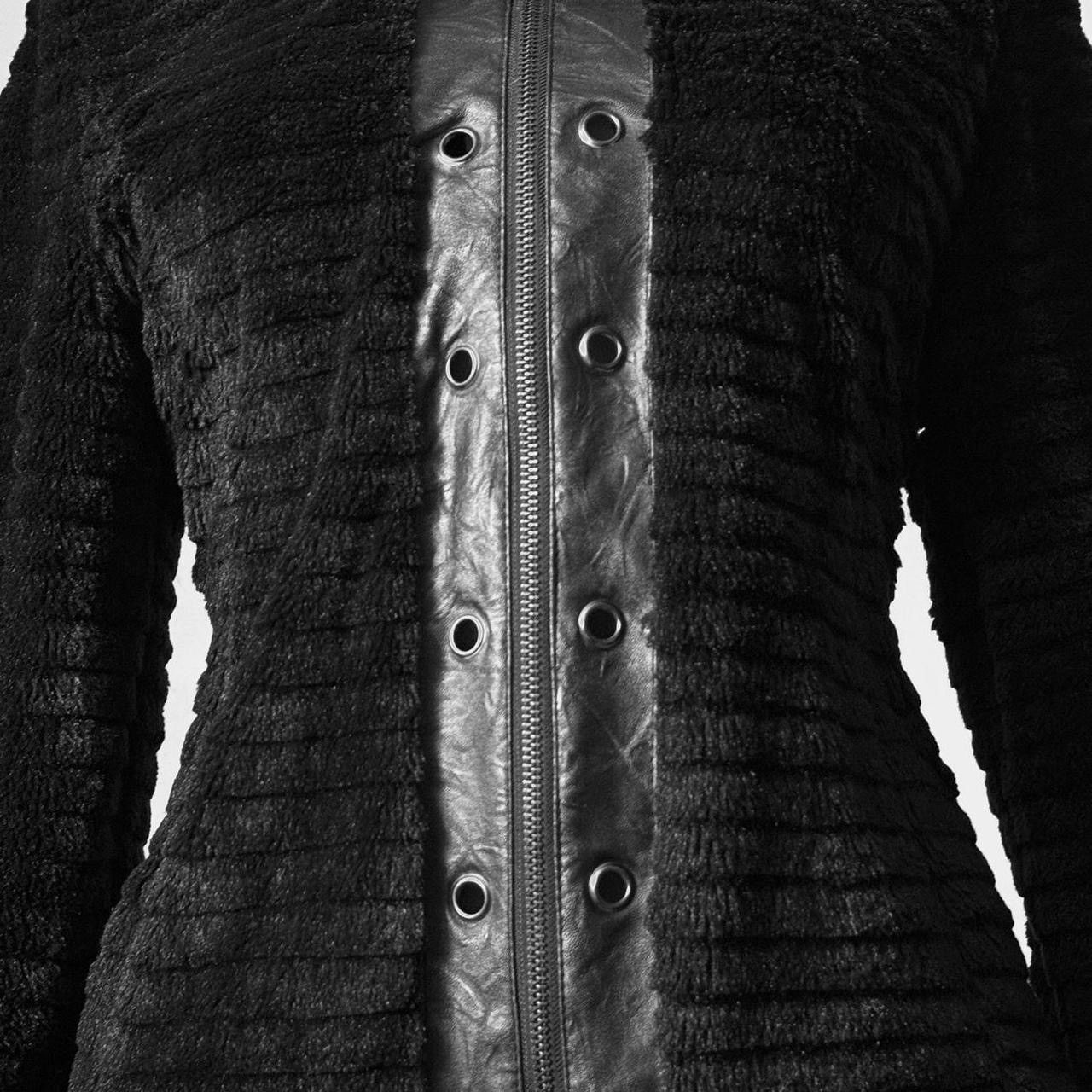 Vintage Insane Avant-garde jacket with fur, leather elements Size M / US 6-8 / IT 42-44 - 4 Thumbnail
