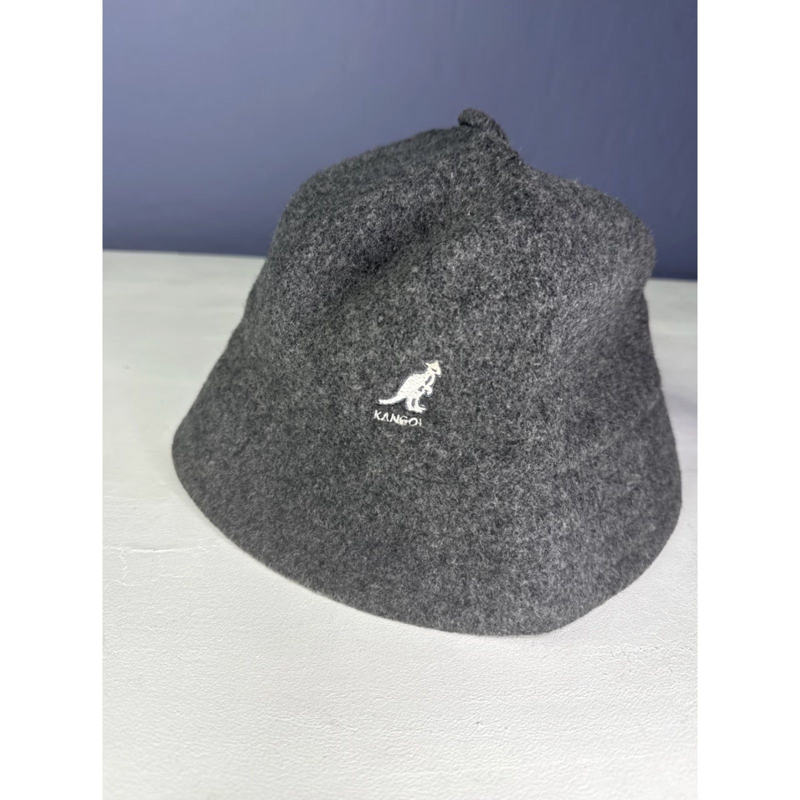 Kangol VINTAGE Kangol Angora Casual Bucket Hat One Size Gray Logo Cap Size ONE SIZE - 2 Thumbnail