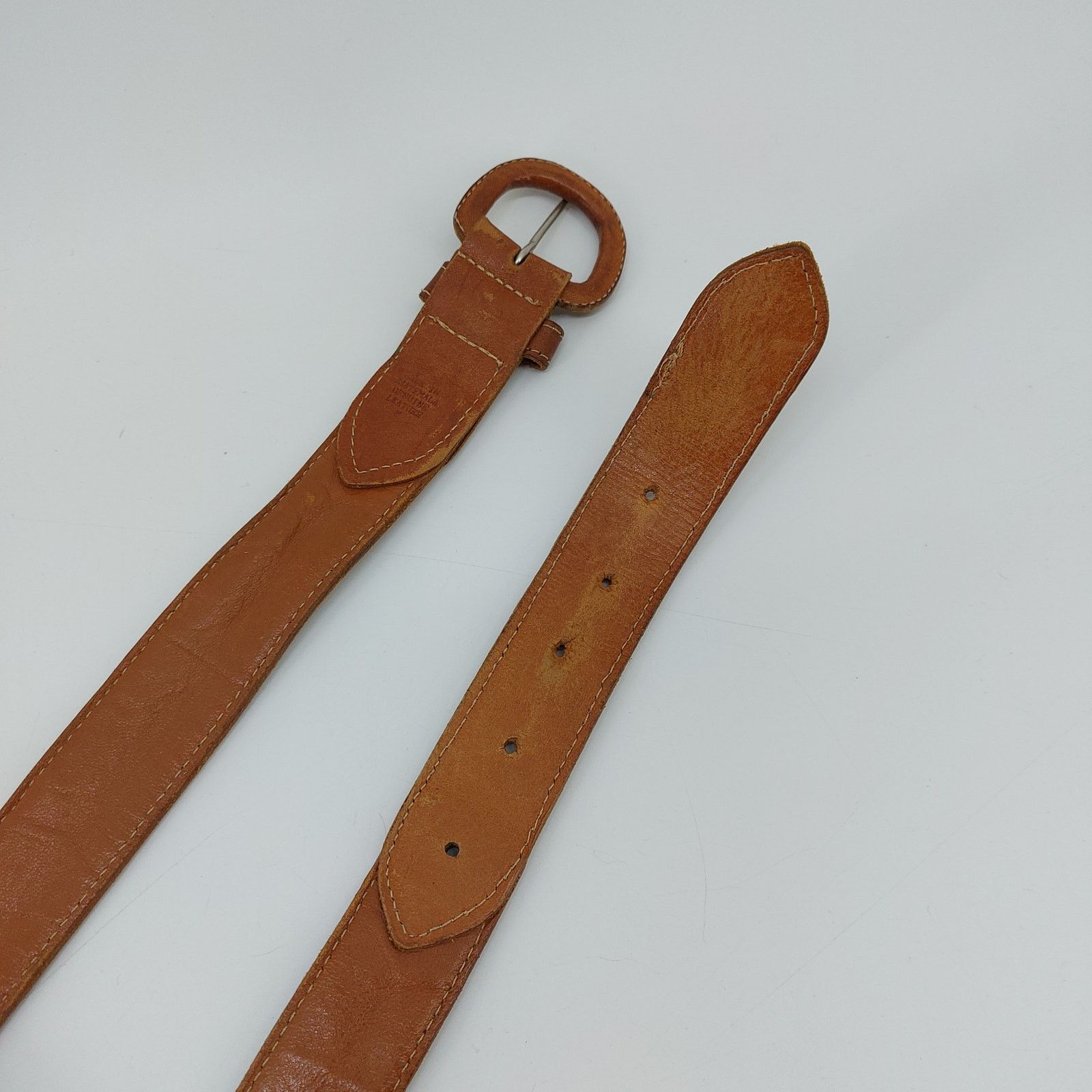 Vintage Women's Hand Woven Guatemalan Leather Belt Size Medium Size ONE SIZE - 9 Thumbnail